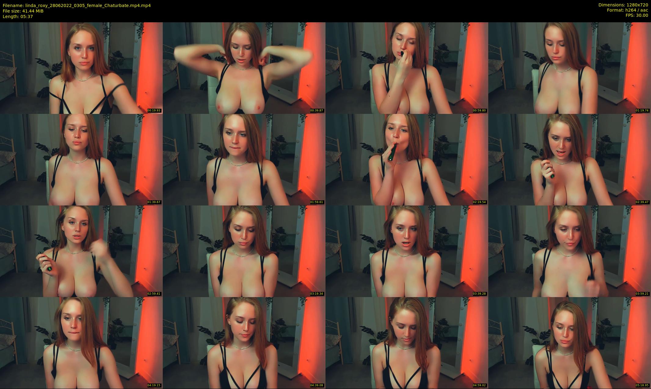 linda_roxy — 6 minute Chaturbate female cam show recording, 720p, Jun 28, 2022