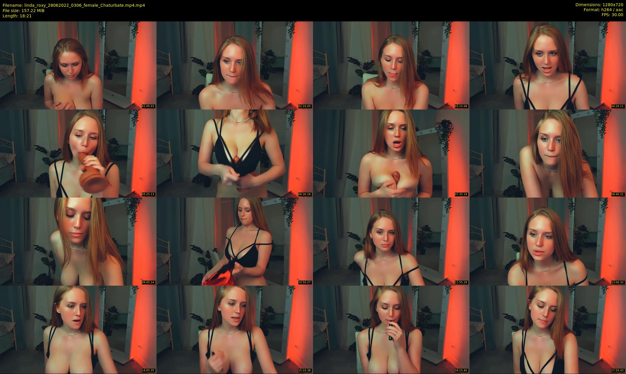 linda_roxy — 19 minute Chaturbate female cam show recording, 720p, Jun 28, 2022