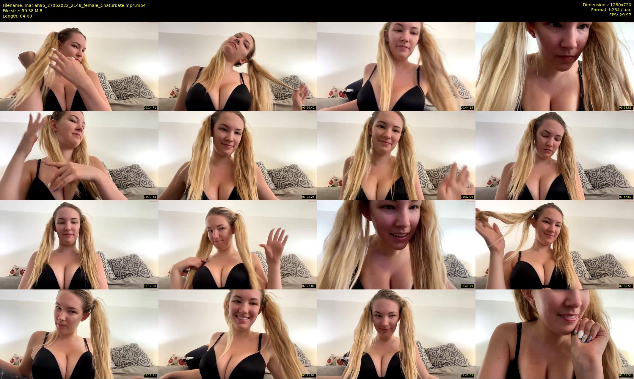 mariah95 — 5 minute Chaturbate female cam show recording, 720p, Jun 27, 2022