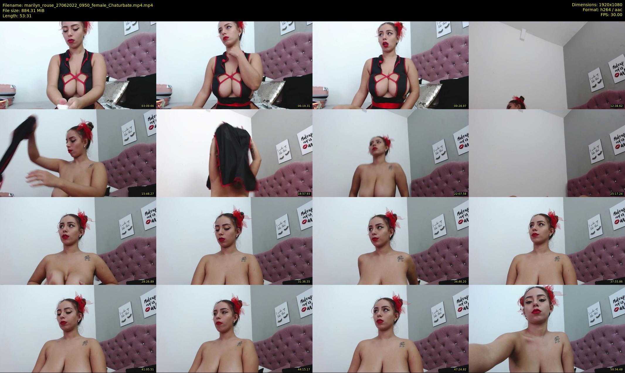 marilyn_rouse — 54 minute Chaturbate female cam show recording, 1080p, Jun 27, 2022
