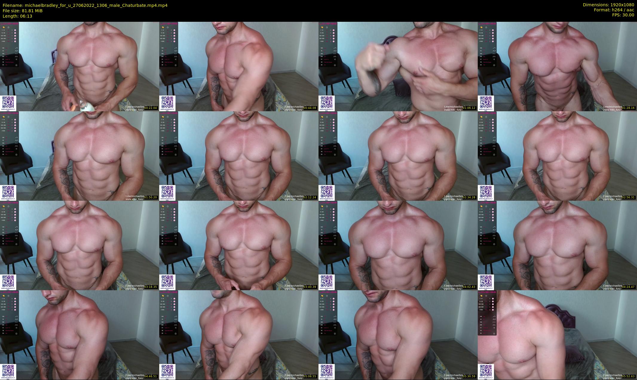 michaelbradley_for_u — 7 minute Chaturbate male cam show recording, 1080p, Jun 27, 2022