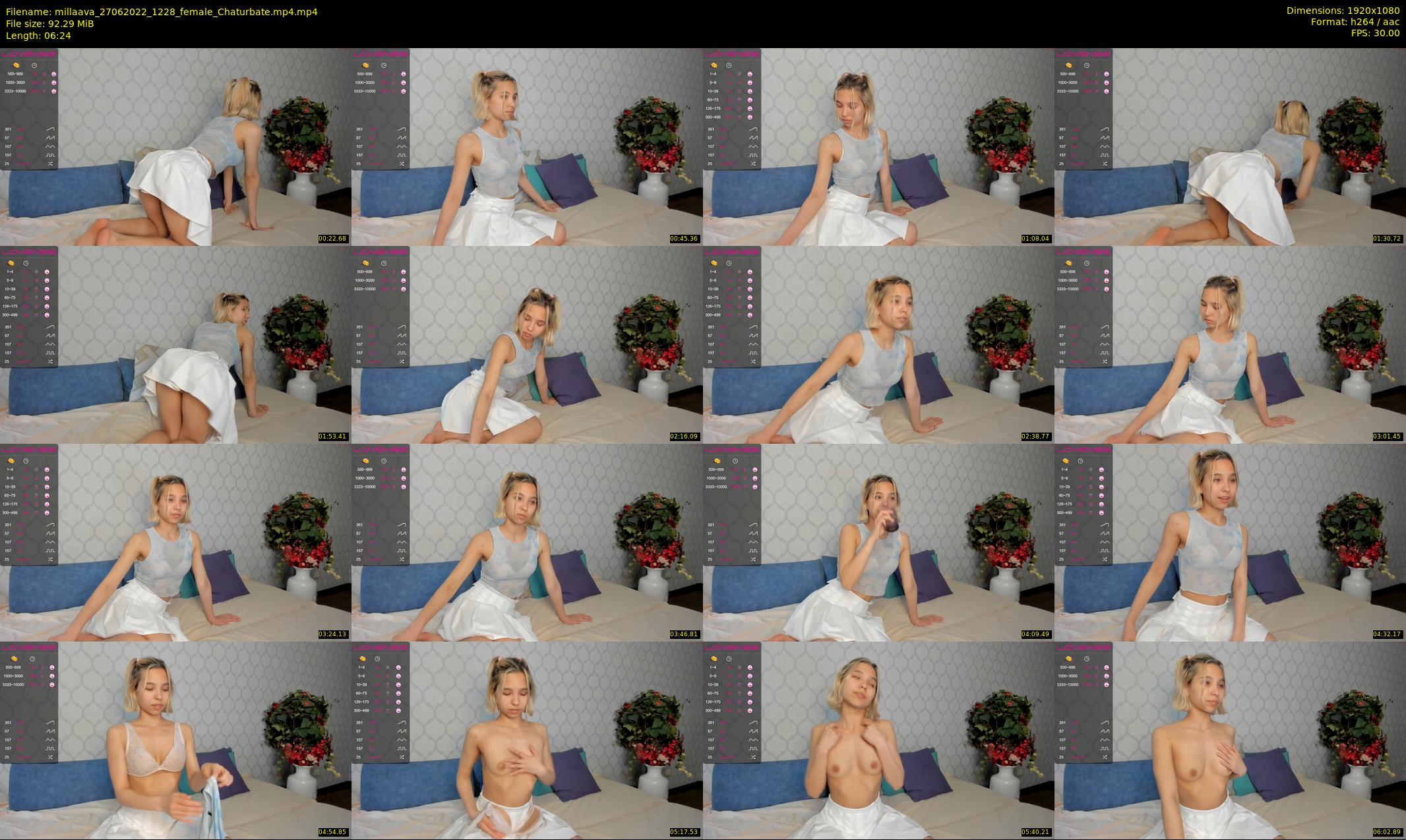 millaava — 7 minute Chaturbate female cam show recording, 1080p, Jun 27, 2022