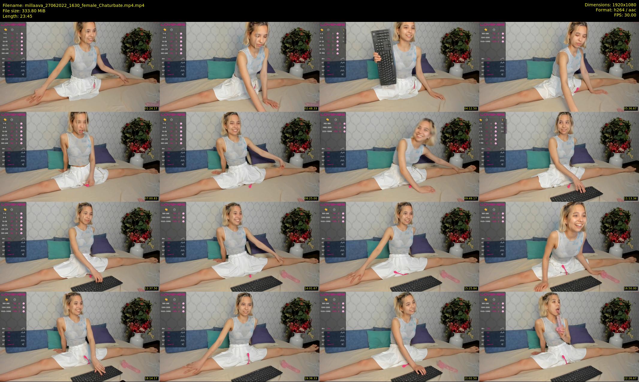millaava — 24 minute Chaturbate female cam show recording, 1080p, Jun 27, 2022