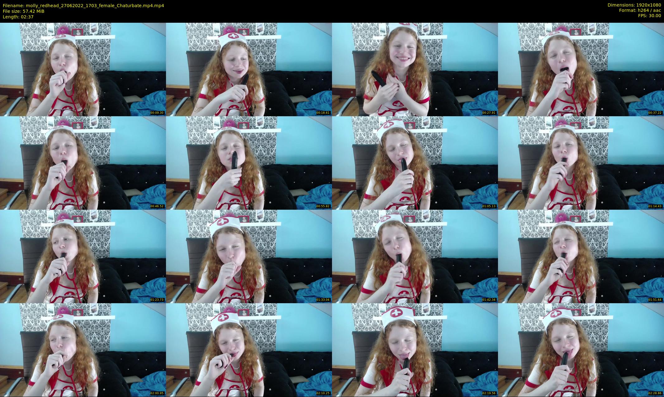 molly_redhead — 3 minute Chaturbate female cam show recording, 1080p, Jun 27, 2022