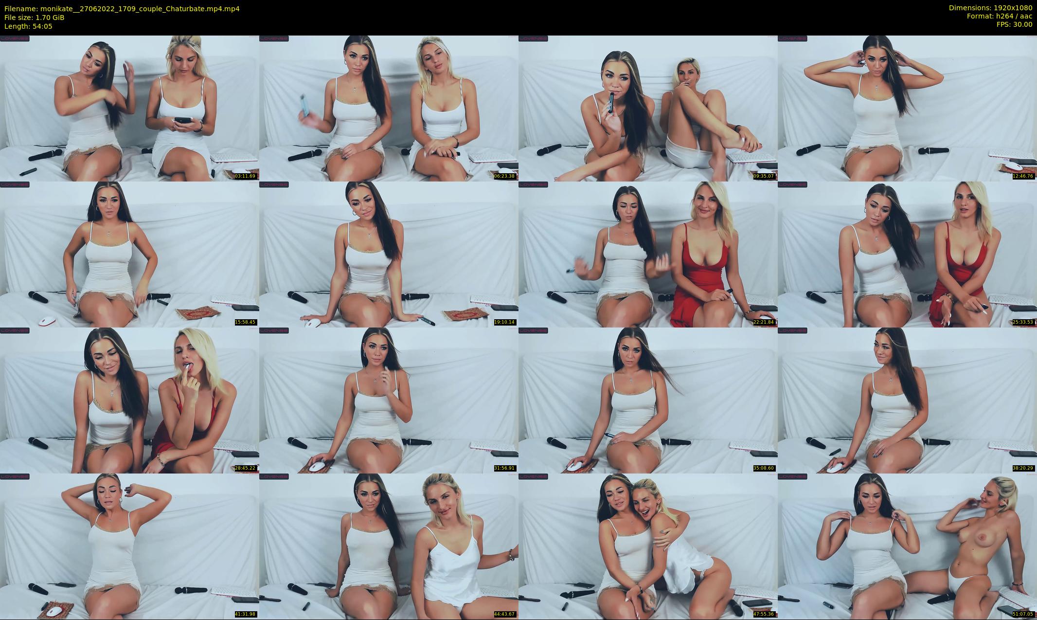 monikate_ — 55 minute Chaturbate couple cam show recording, 1080p, Jun 27, 2022