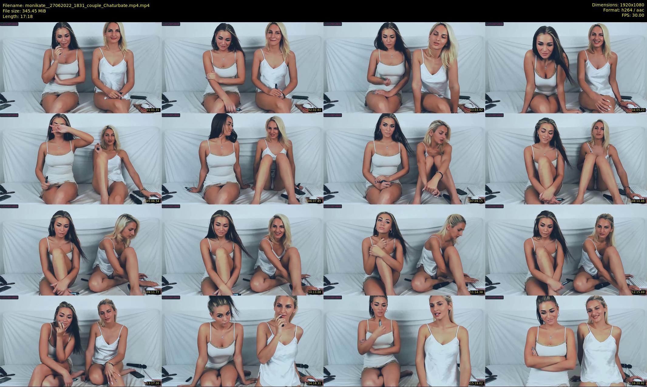 monikate_ — 18 minute Chaturbate couple cam show recording, 1080p, Jun 27, 2022