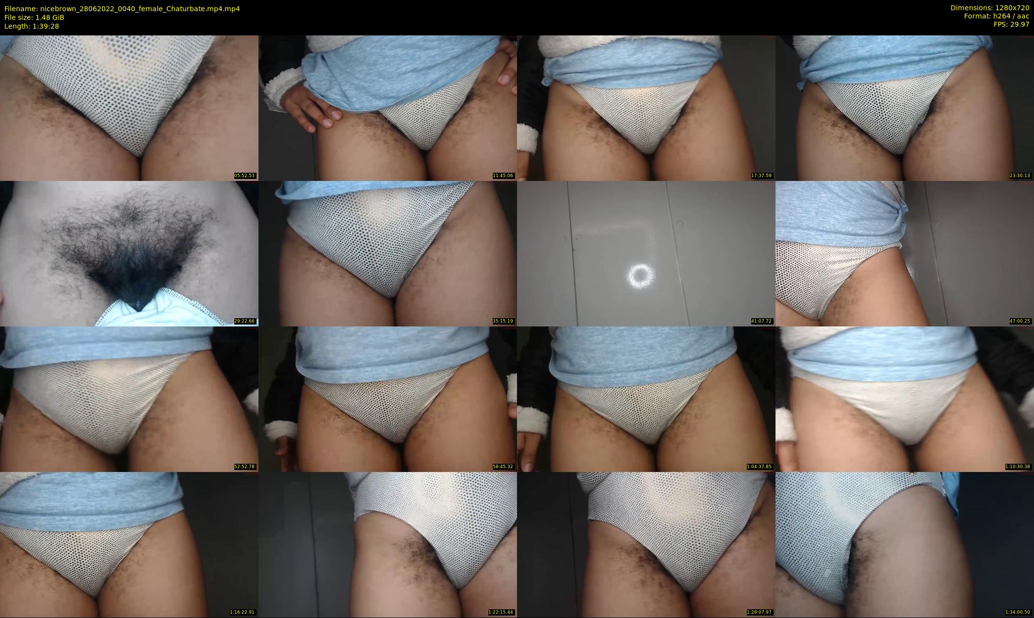 nicebrown — 100 minute Chaturbate female cam show recording, 720p, Jun 28, 2022