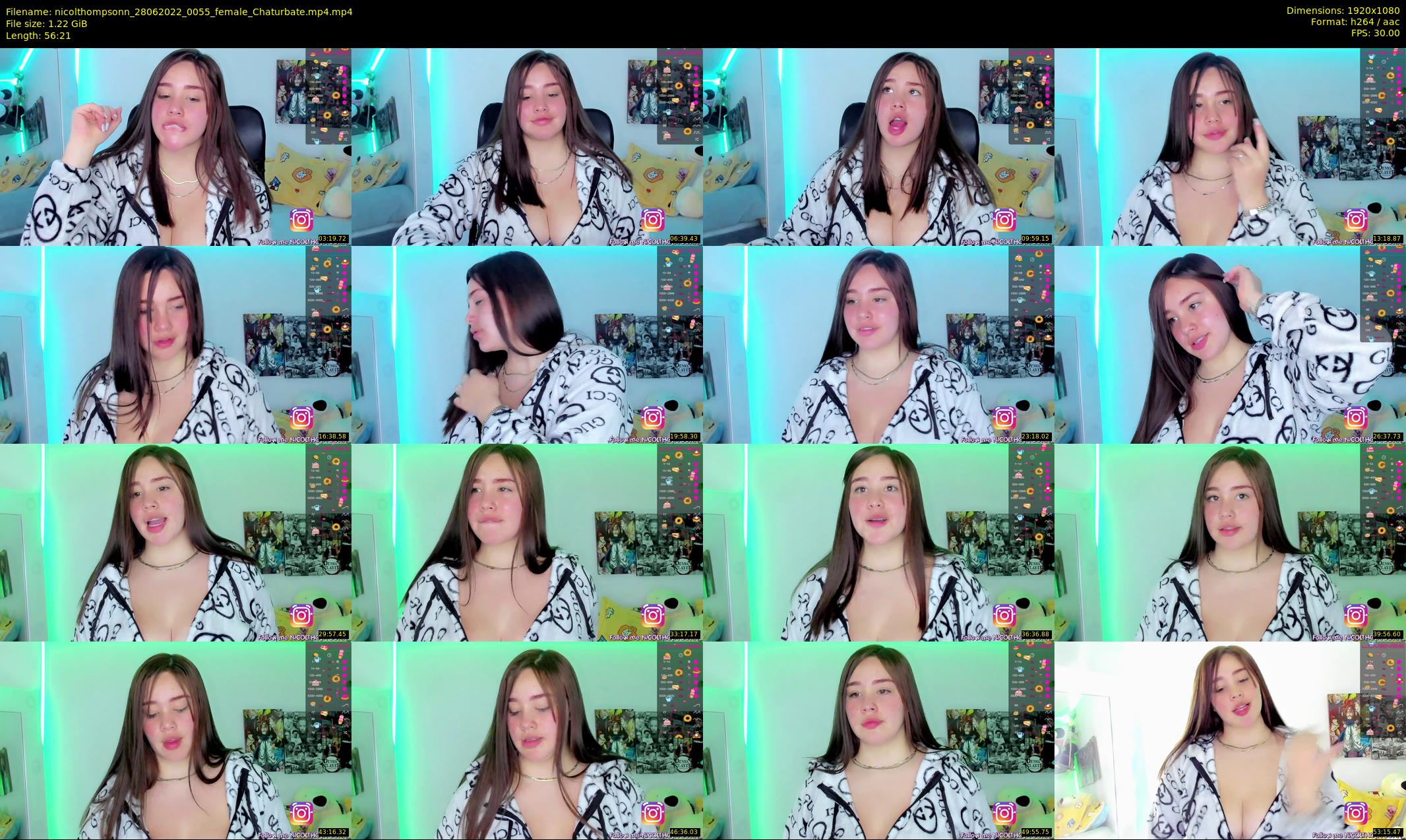 nicolthompsonn — 57 minute Chaturbate female cam show recording, 1080p, Jun 28, 2022