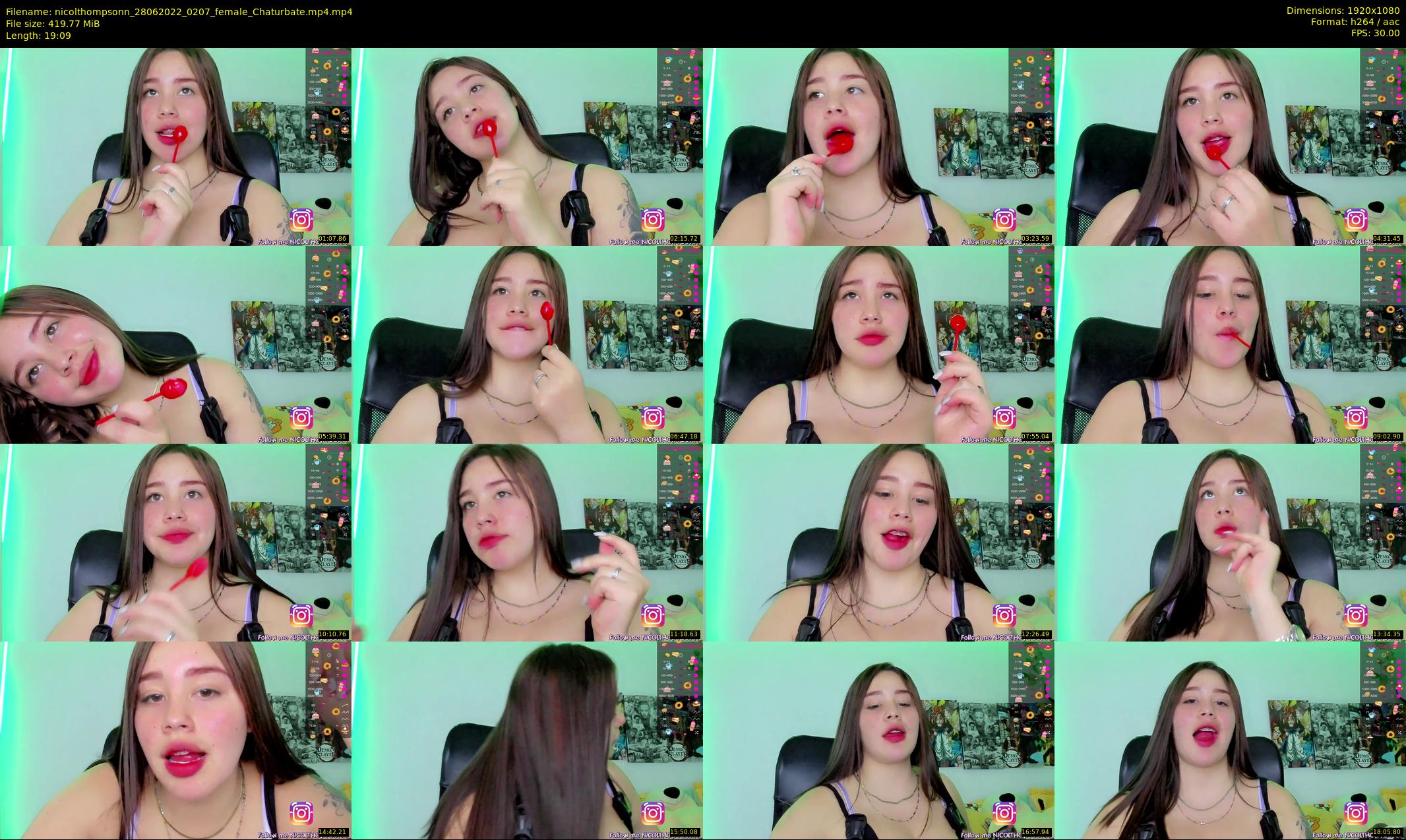 nicolthompsonn — 20 minute Chaturbate female cam show recording, 1080p, Jun 28, 2022