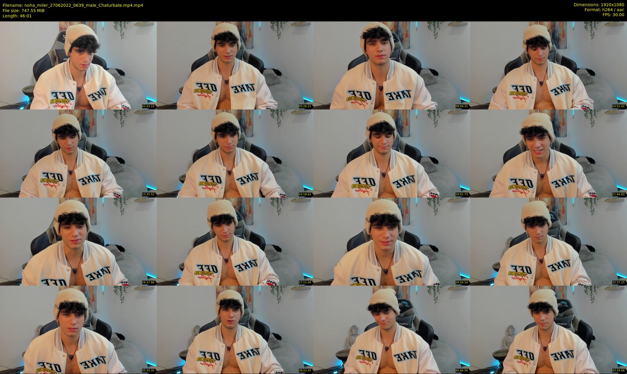 noha_miler — 47 minute Chaturbate male cam show recording, 1080p, Jun 27, 2022