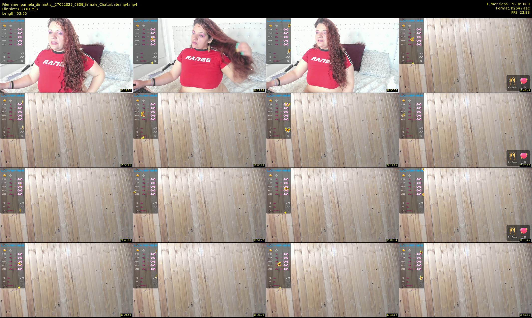 pamela_dimantis_ — 54 minute Chaturbate female cam show recording, 1080p, Jun 27, 2022