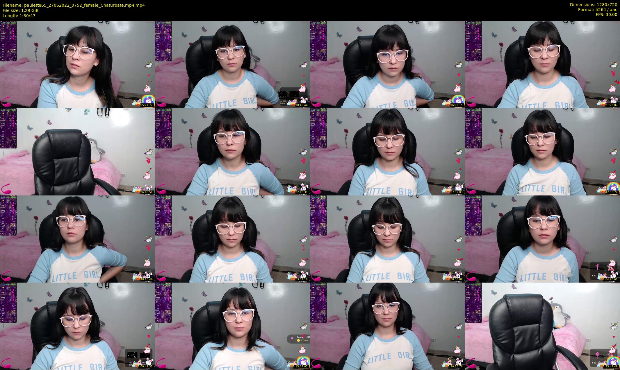 paulette65 — 91 minute Chaturbate female cam show recording, 720p, Jun 27, 2022