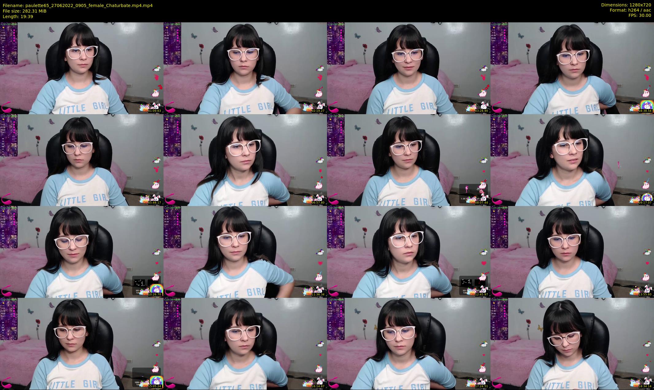 paulette65 — 20 minute Chaturbate female cam show recording, 720p, Jun 27, 2022