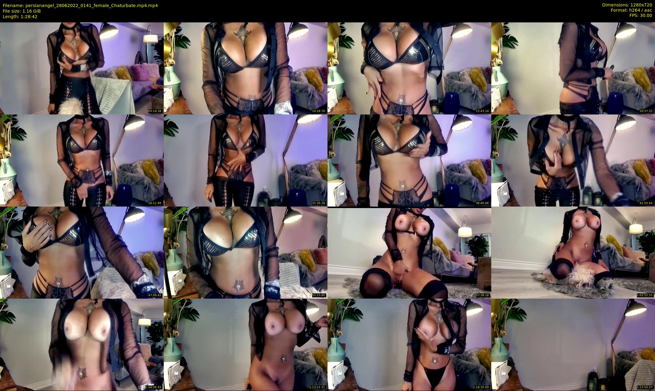persianangel — 89 minute Chaturbate female cam show recording, 720p, Jun 28, 2022