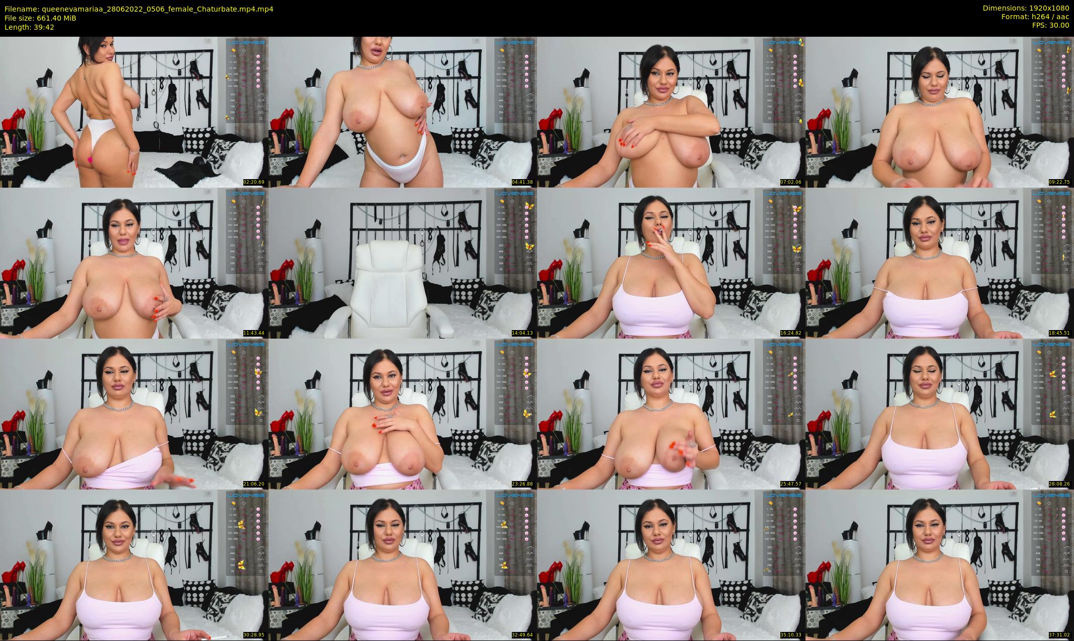 queenevamariaa — 40 minute Chaturbate female cam show recording, 1080p, Jun 28, 2022