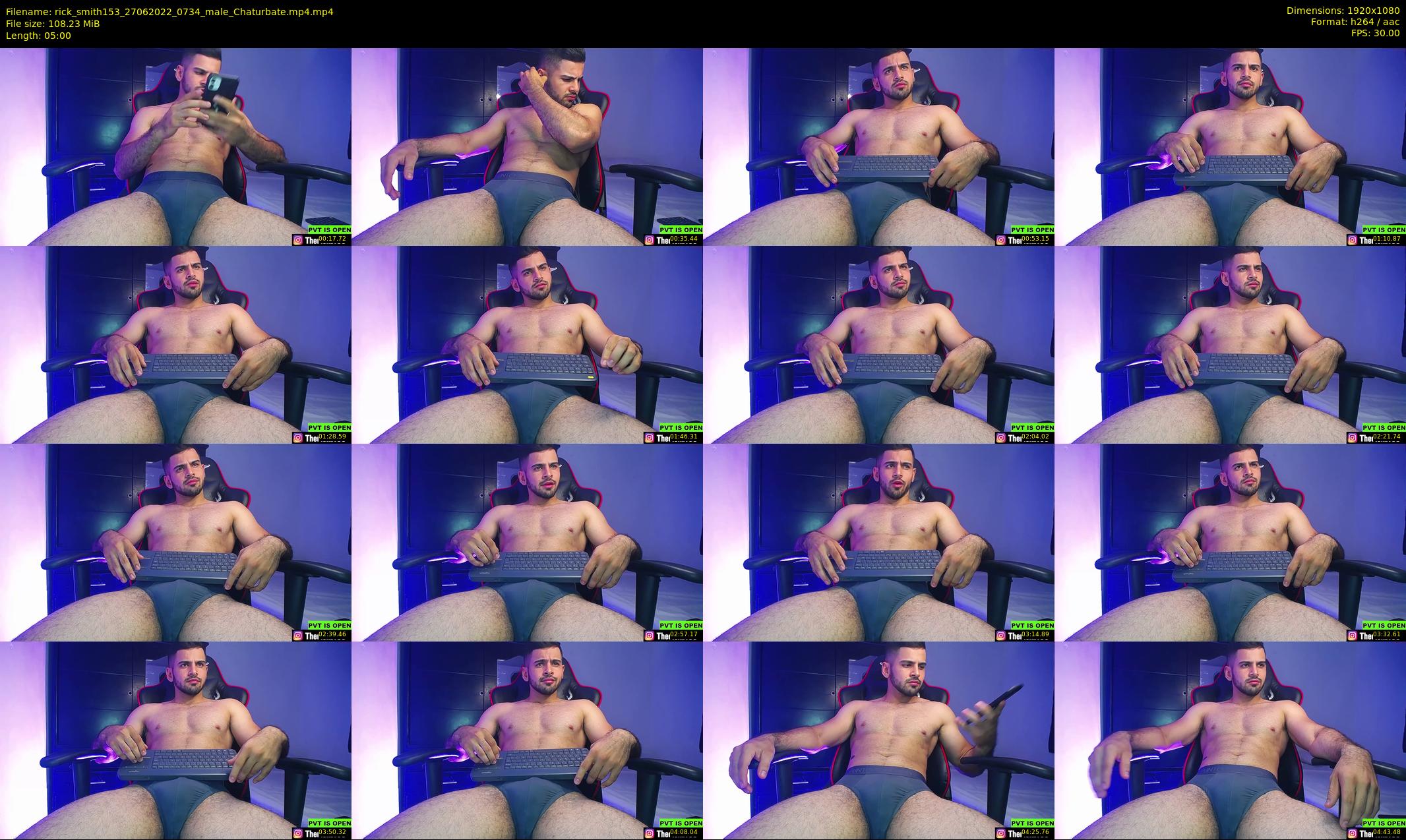 rick_smith153 — 5 minute Chaturbate male cam show recording, 1080p, Jun 27, 2022