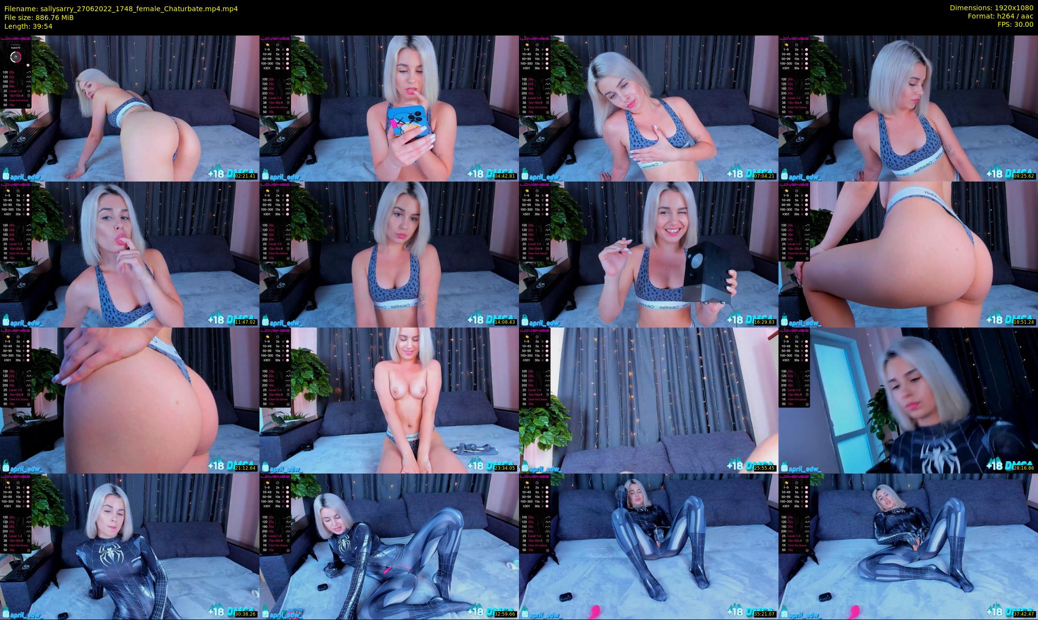 sallysarry — 40 minute Chaturbate couple cam show recording, 1080p, Jun 27, 2022