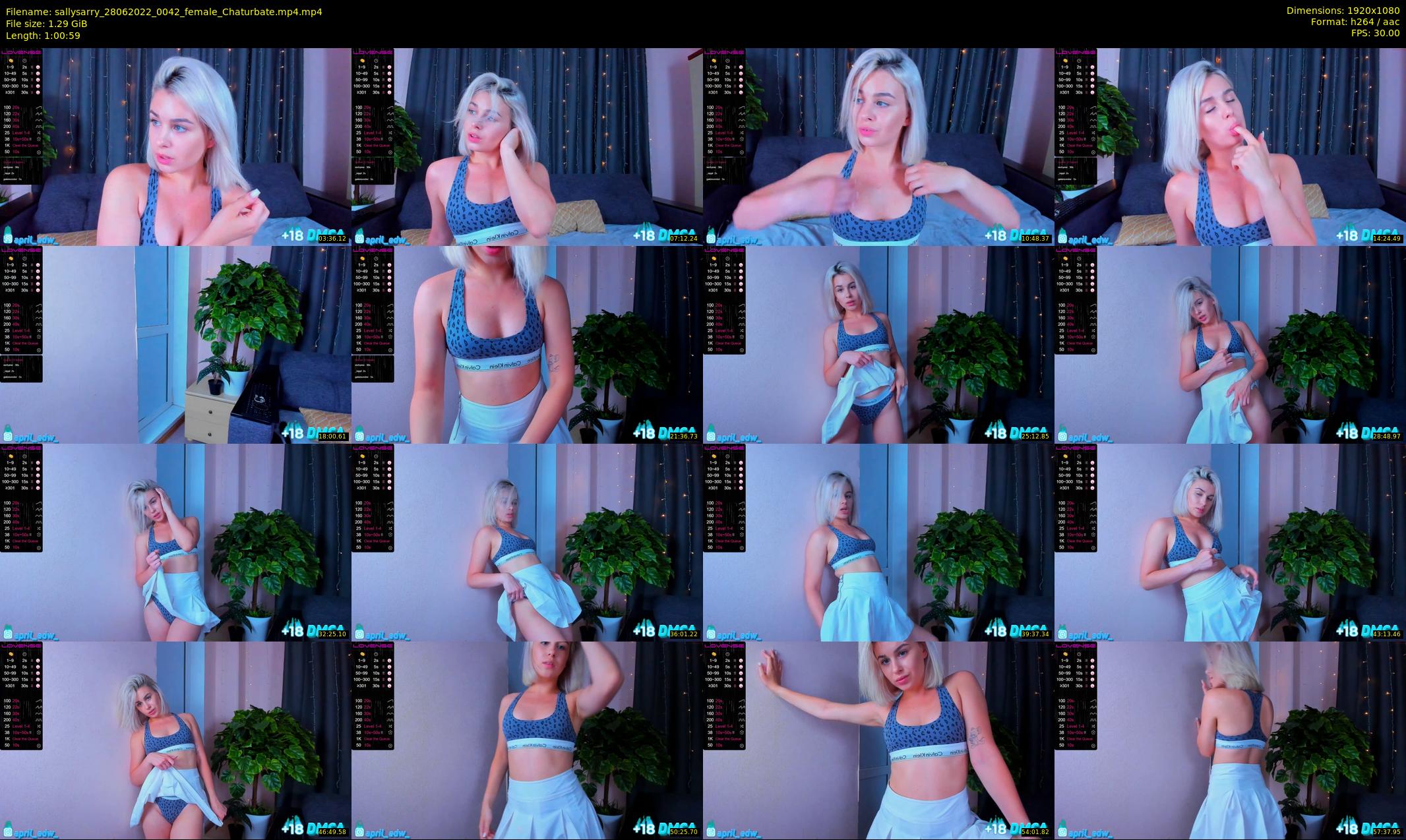 sallysarry — 61 minute Chaturbate couple cam show recording, 1080p, Jun 28, 2022