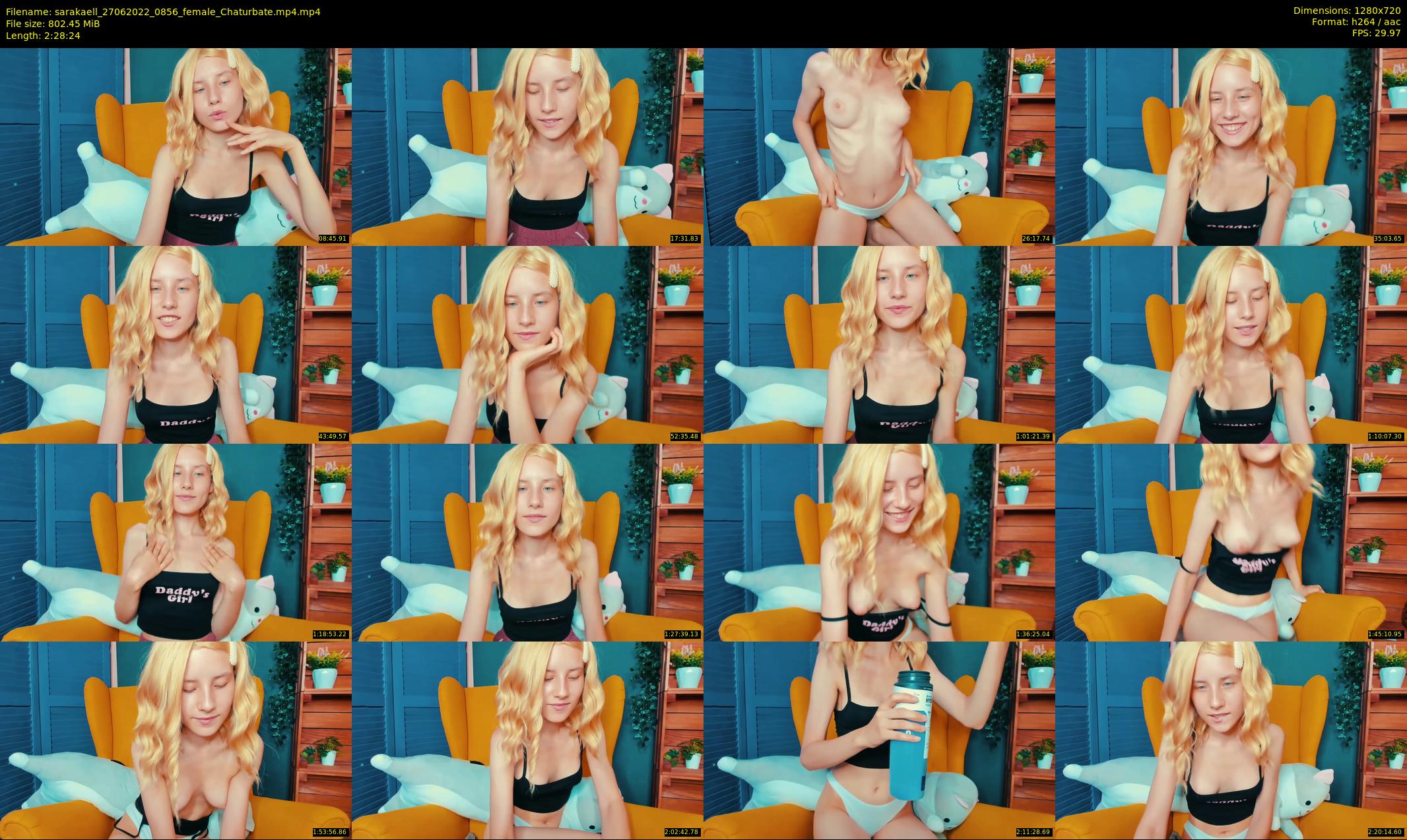 sarakaell — 149 minute Chaturbate female cam show recording, 720p, Jun 27, 2022