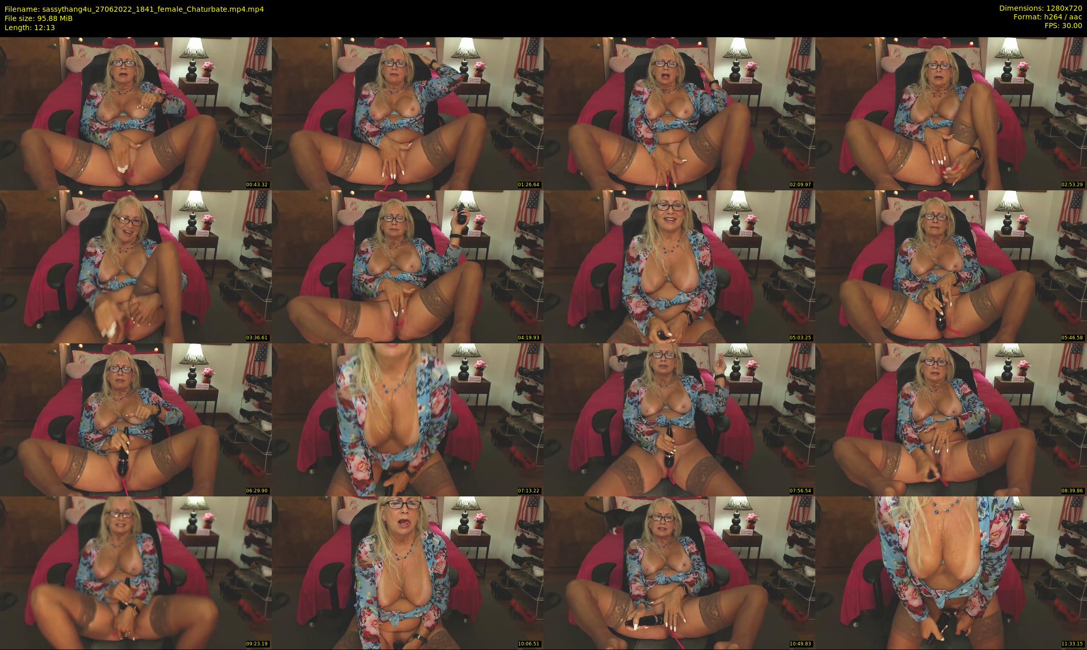 sassythang4u — 13 minute Chaturbate female cam show recording, 720p, Jun 27, 2022