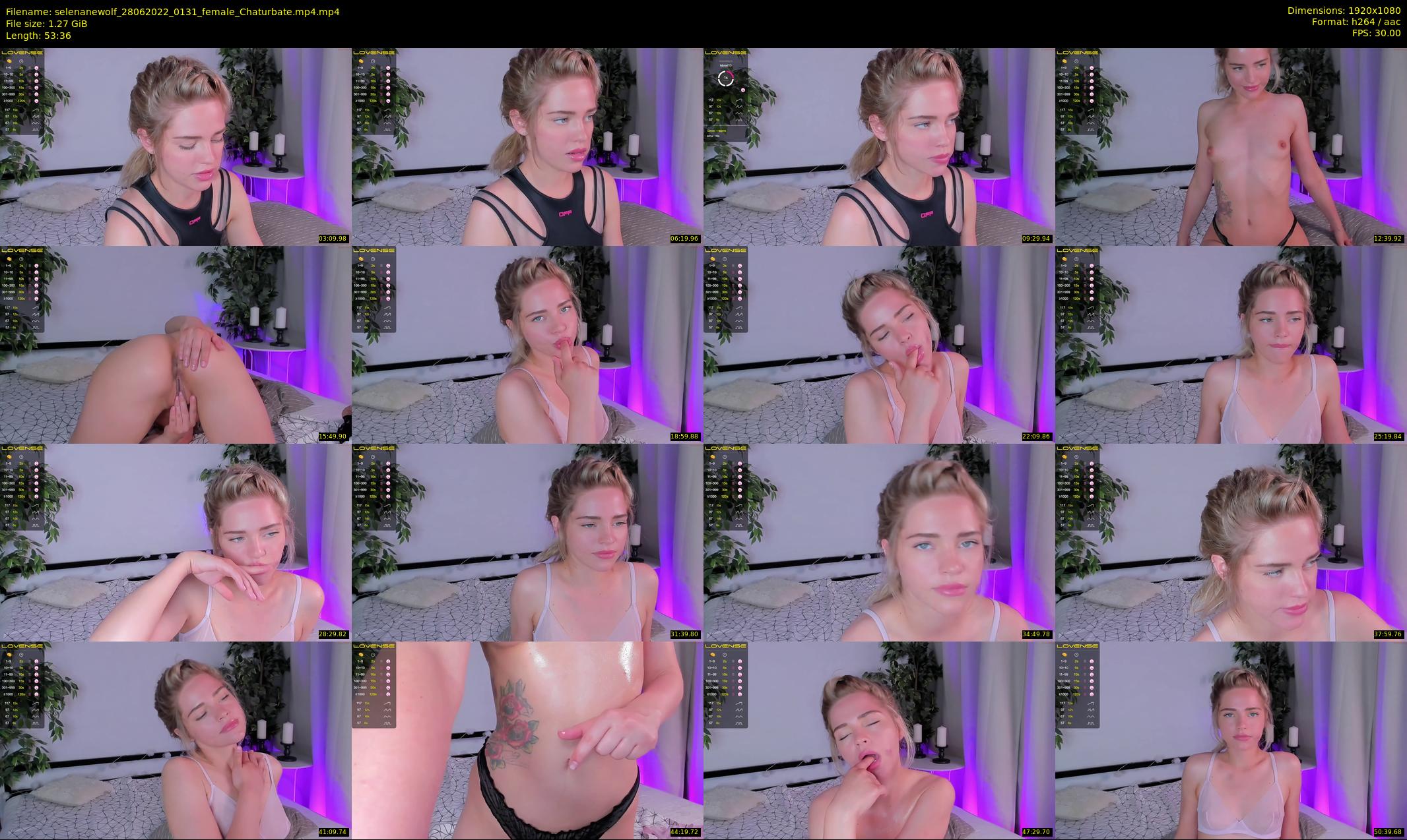 selenanewolf — 54 minute Chaturbate couple cam show recording, 1080p, Jun 28, 2022