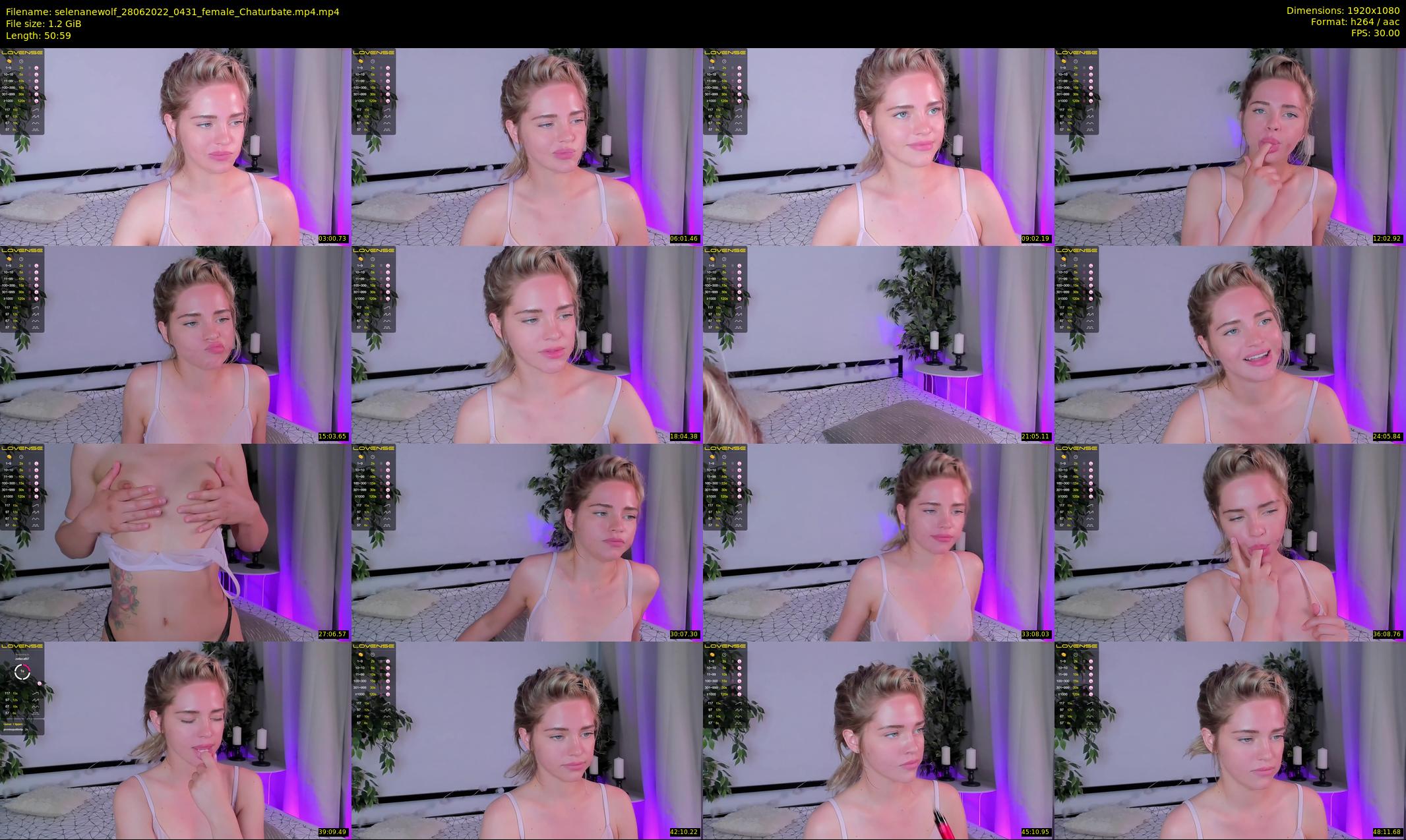 selenanewolf — 51 minute Chaturbate couple cam show recording, 1080p, Jun 28, 2022