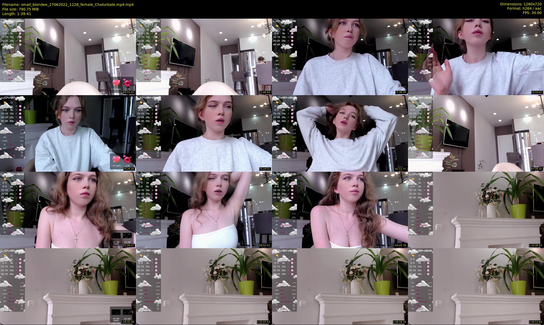 small_blondee — 100 minute Chaturbate female cam show recording, 720p, Jun 27, 2022