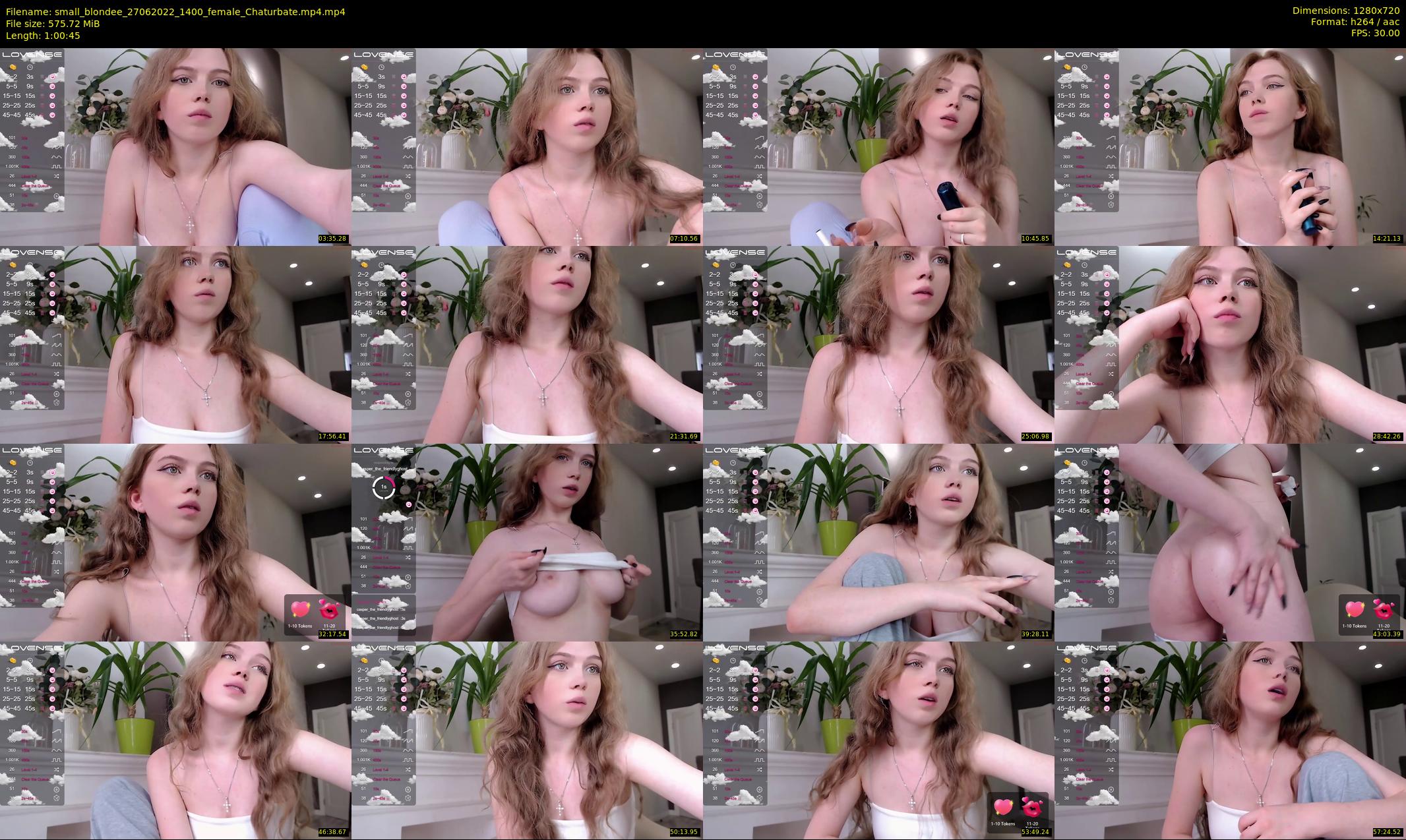 small_blondee — 61 minute Chaturbate female cam show recording, 720p, Jun 27, 2022