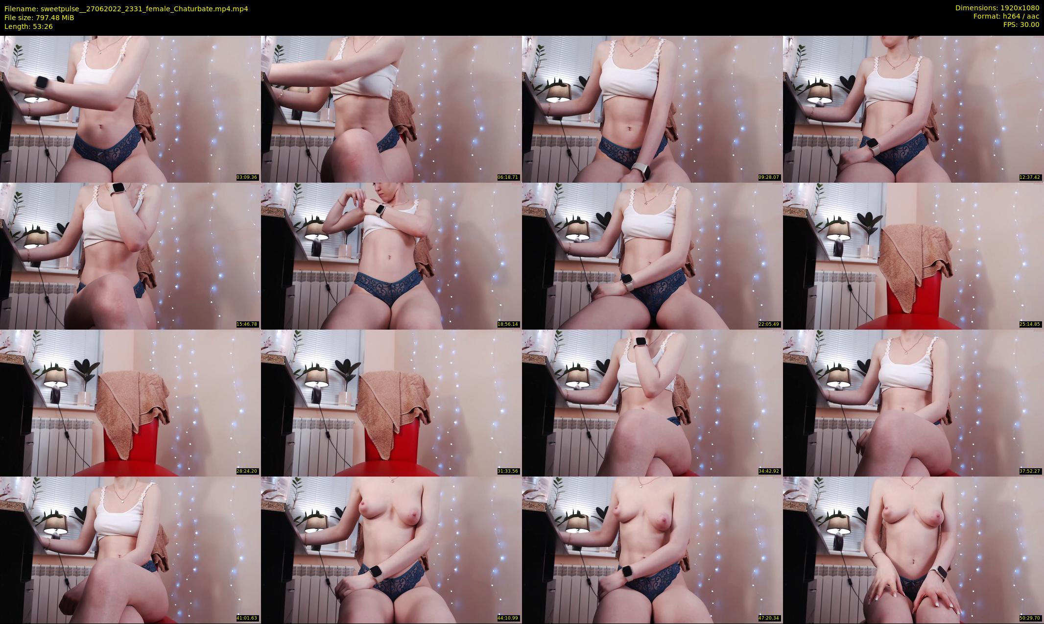 sweetpulse_ — 54 minute Chaturbate female cam show recording, 1080p, Jun 27, 2022