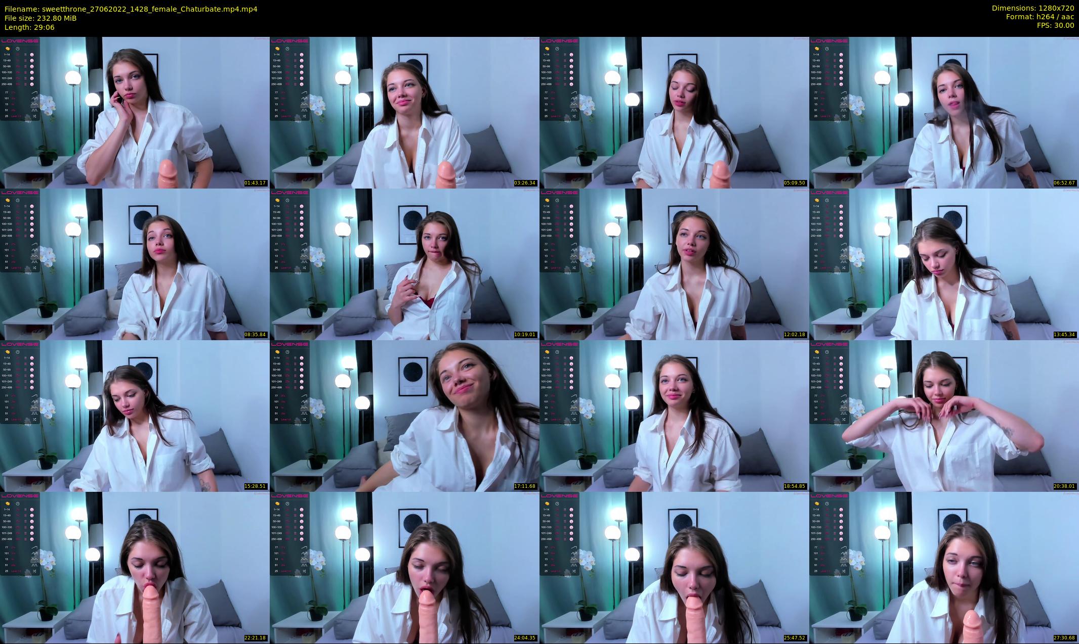 sweetthrone — 30 minute Chaturbate couple cam show recording, 720p, Jun 27, 2022