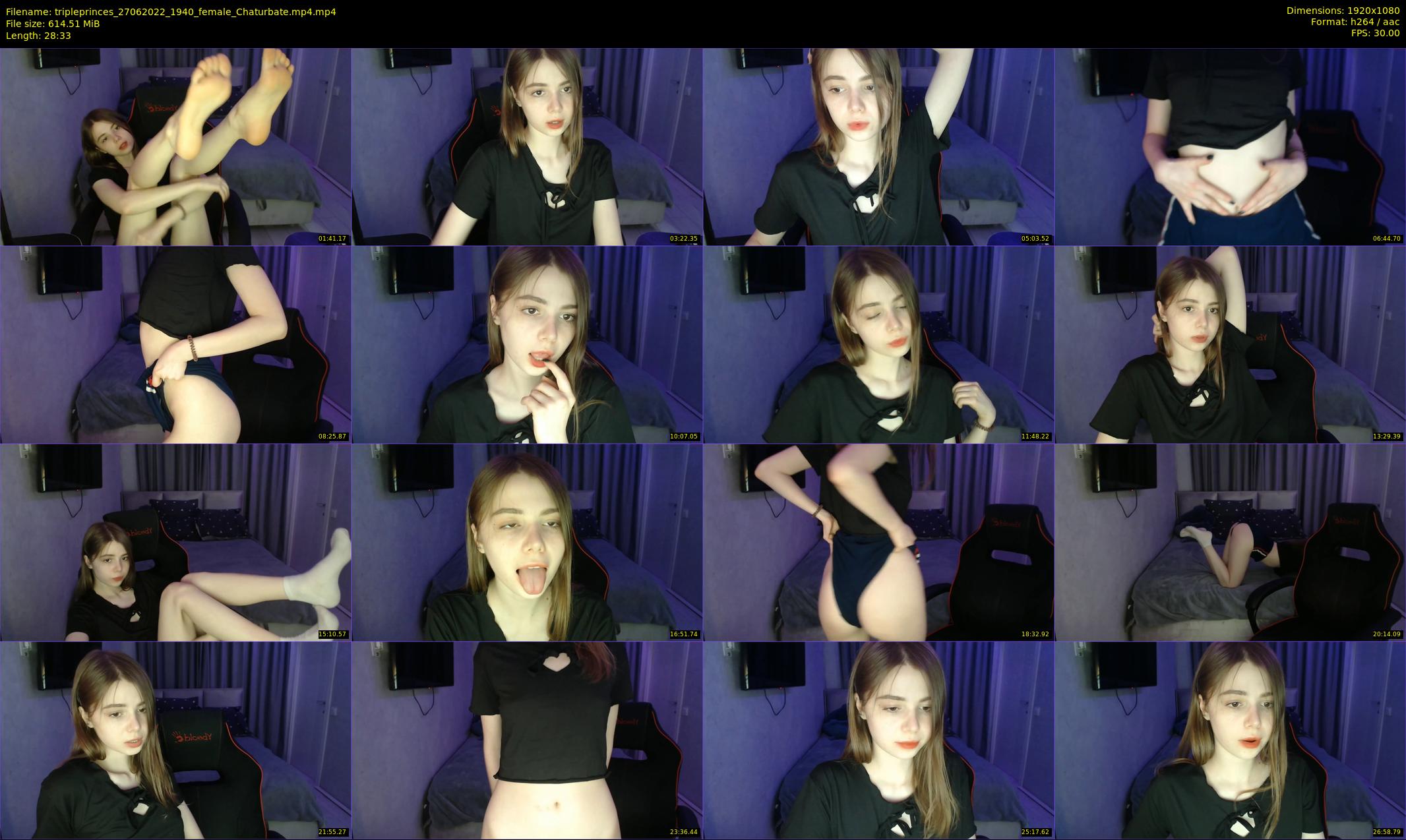 tripleprinces — 29 minute Chaturbate female cam show recording, 1080p, Jun 27, 2022