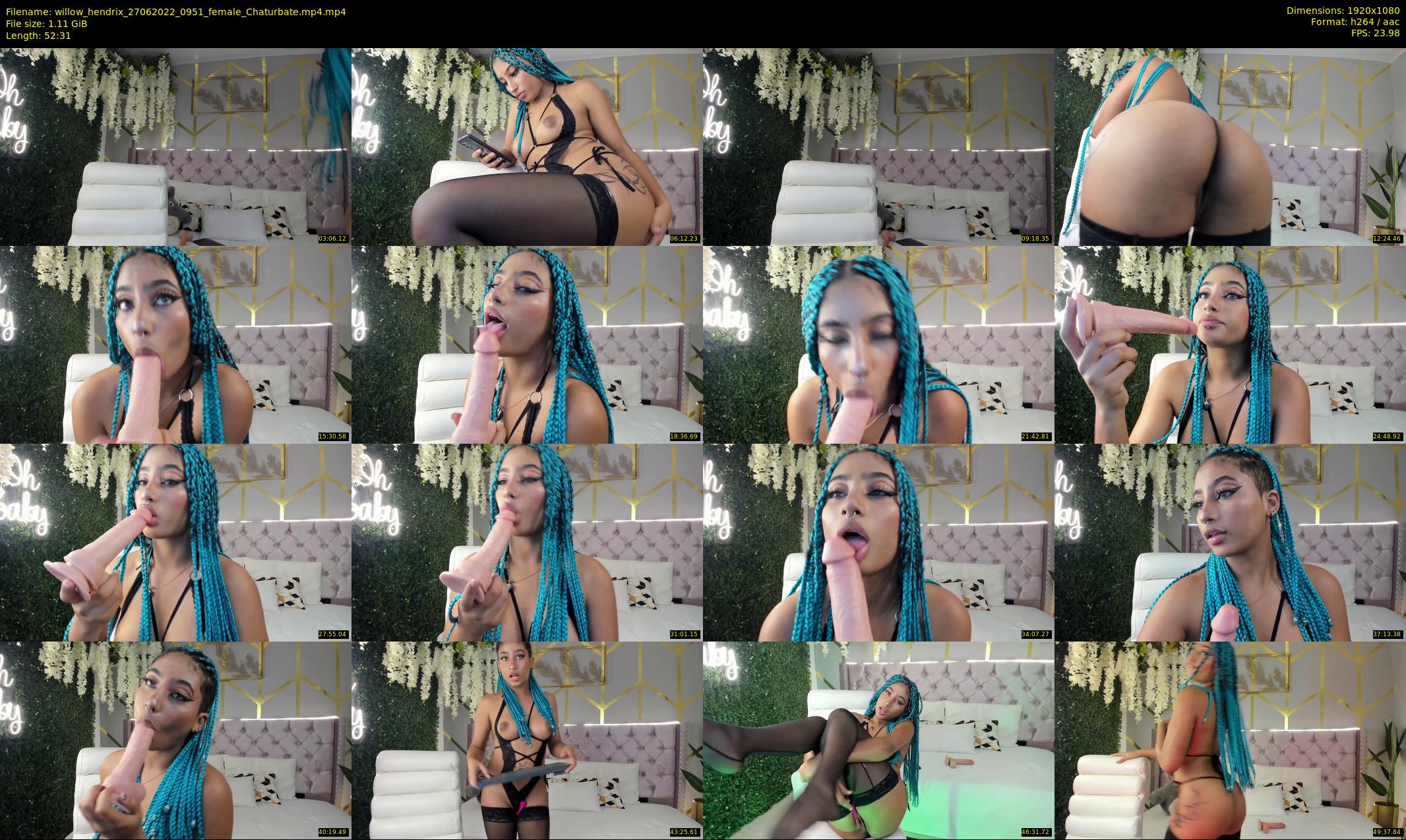 willow_hendrix — 53 minute Chaturbate female cam show recording, 1080p, Jun 27, 2022