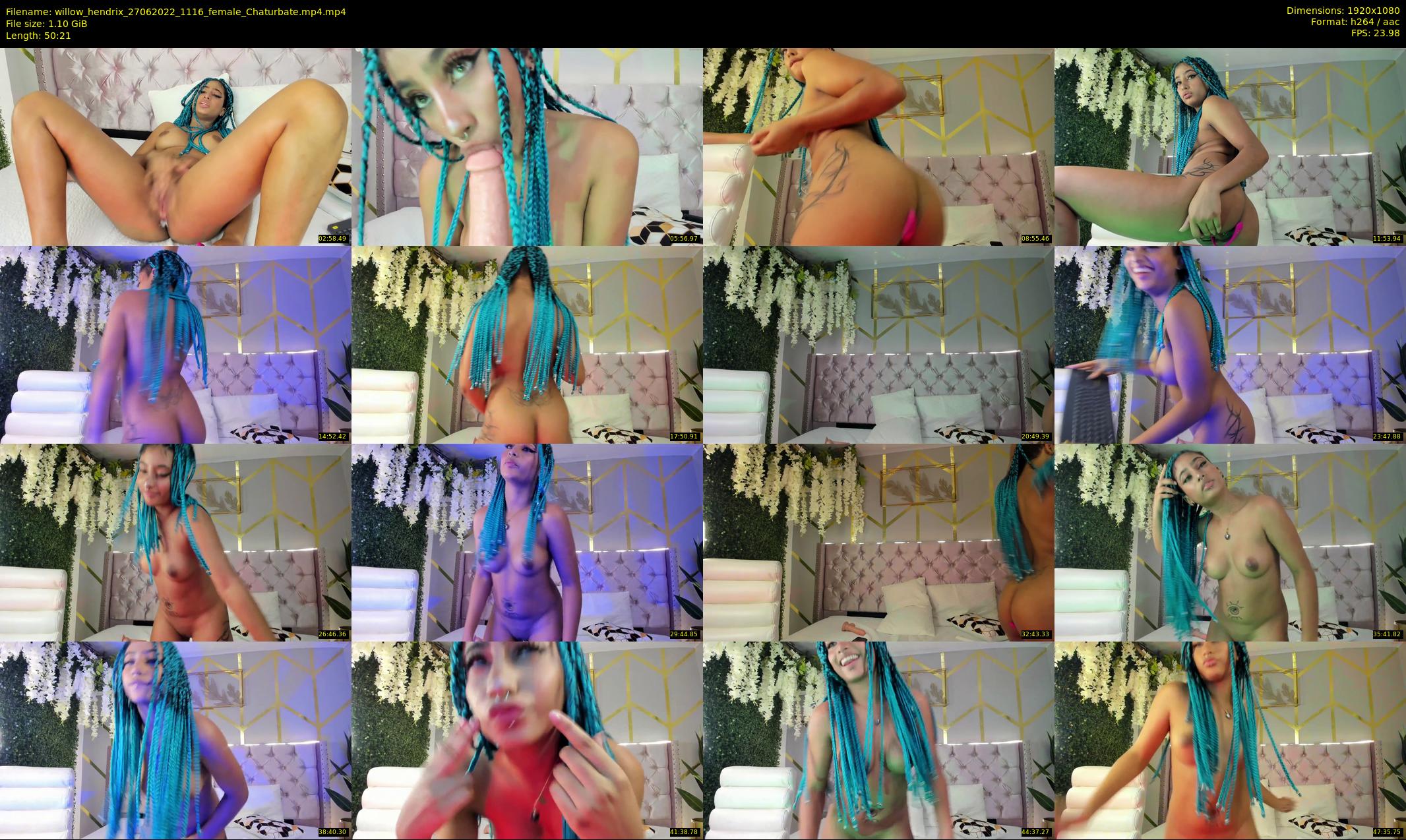 willow_hendrix — 51 minute Chaturbate female cam show recording, 1080p, Jun 27, 2022