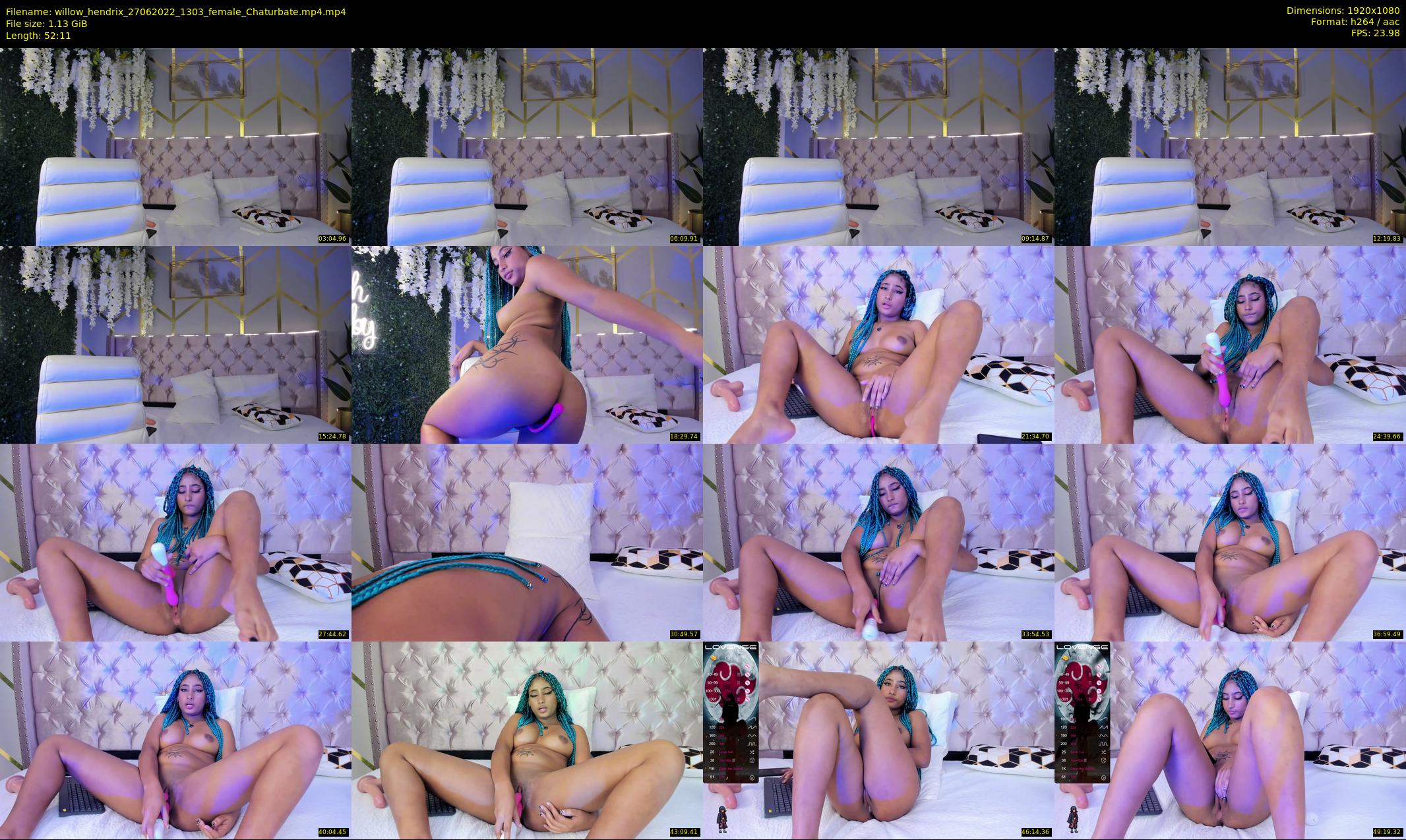willow_hendrix — 53 minute Chaturbate female cam show recording, 1080p, Jun 27, 2022