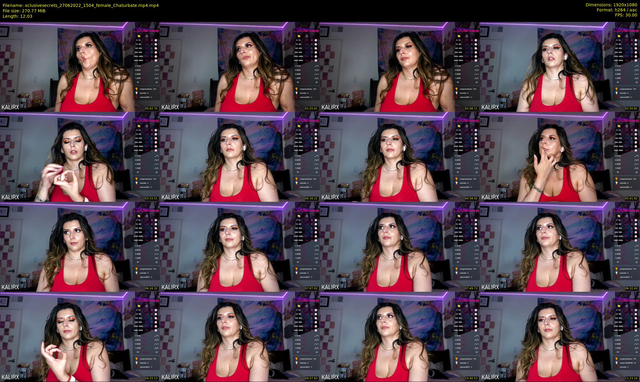 xclusivesecrets — 13 minute Chaturbate female cam show recording, 1080p, Jun 27, 2022