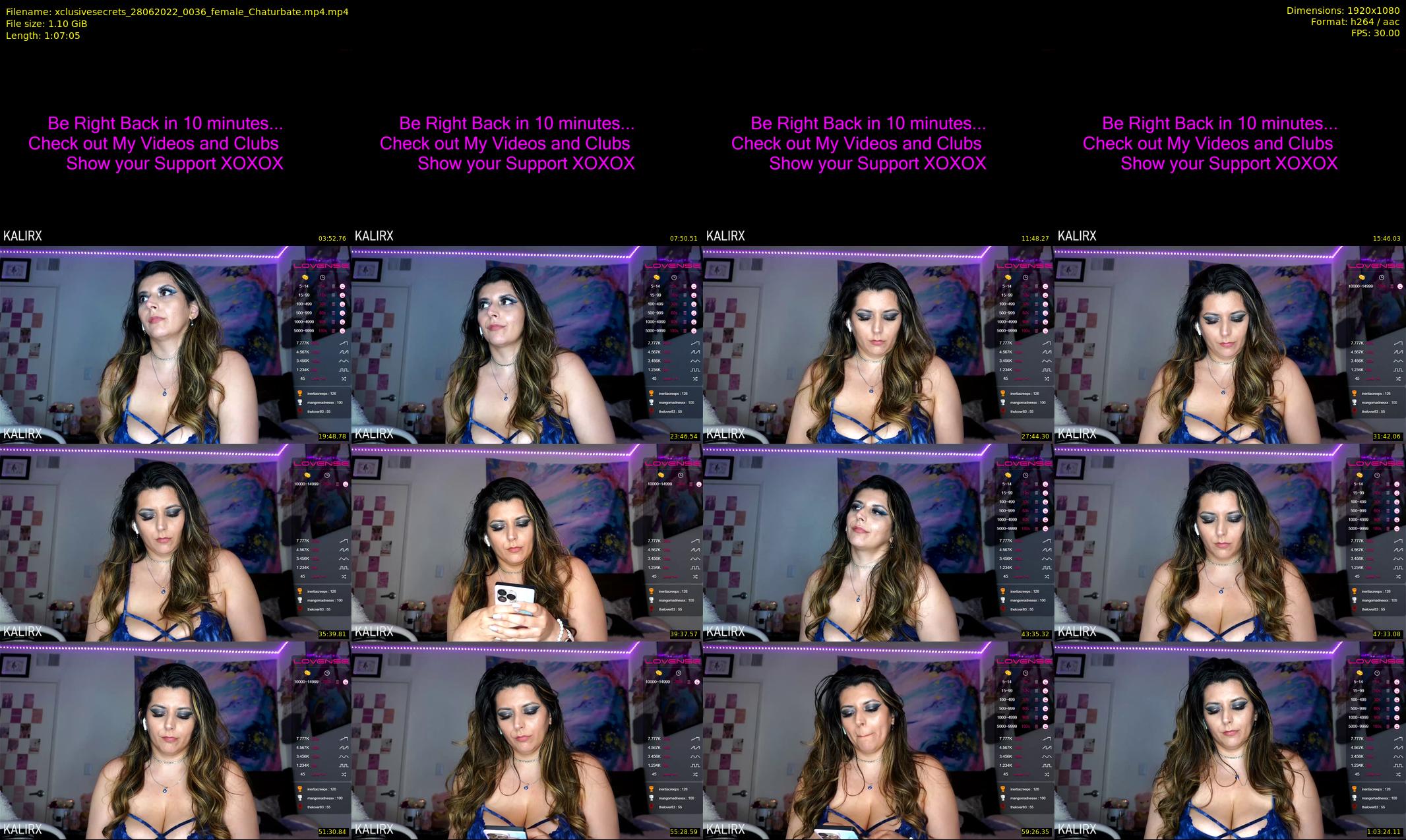 xclusivesecrets — 68 minute Chaturbate female cam show recording, 1080p, Jun 28, 2022