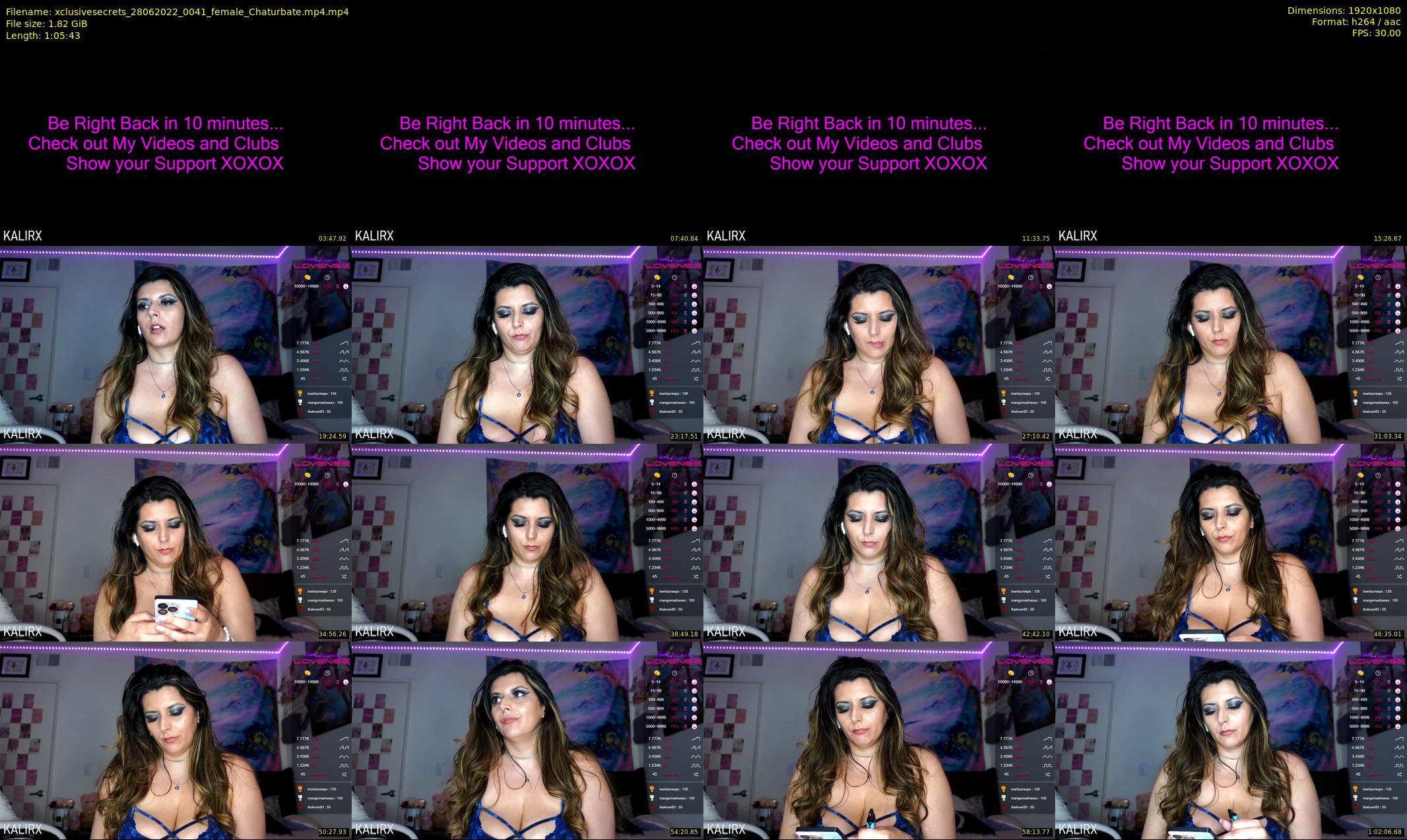 xclusivesecrets — 66 minute Chaturbate female cam show recording, 1080p, Jun 28, 2022