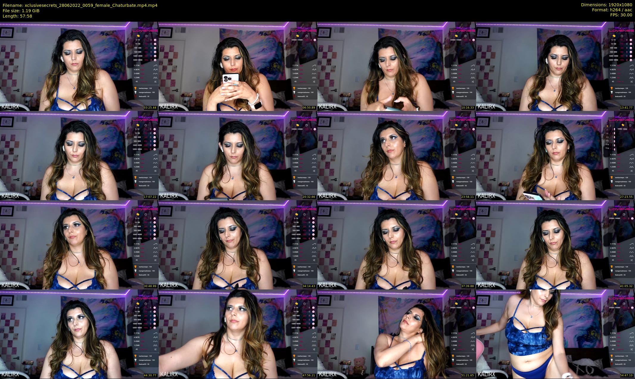 xclusivesecrets — 58 minute Chaturbate female cam show recording, 1080p, Jun 28, 2022
