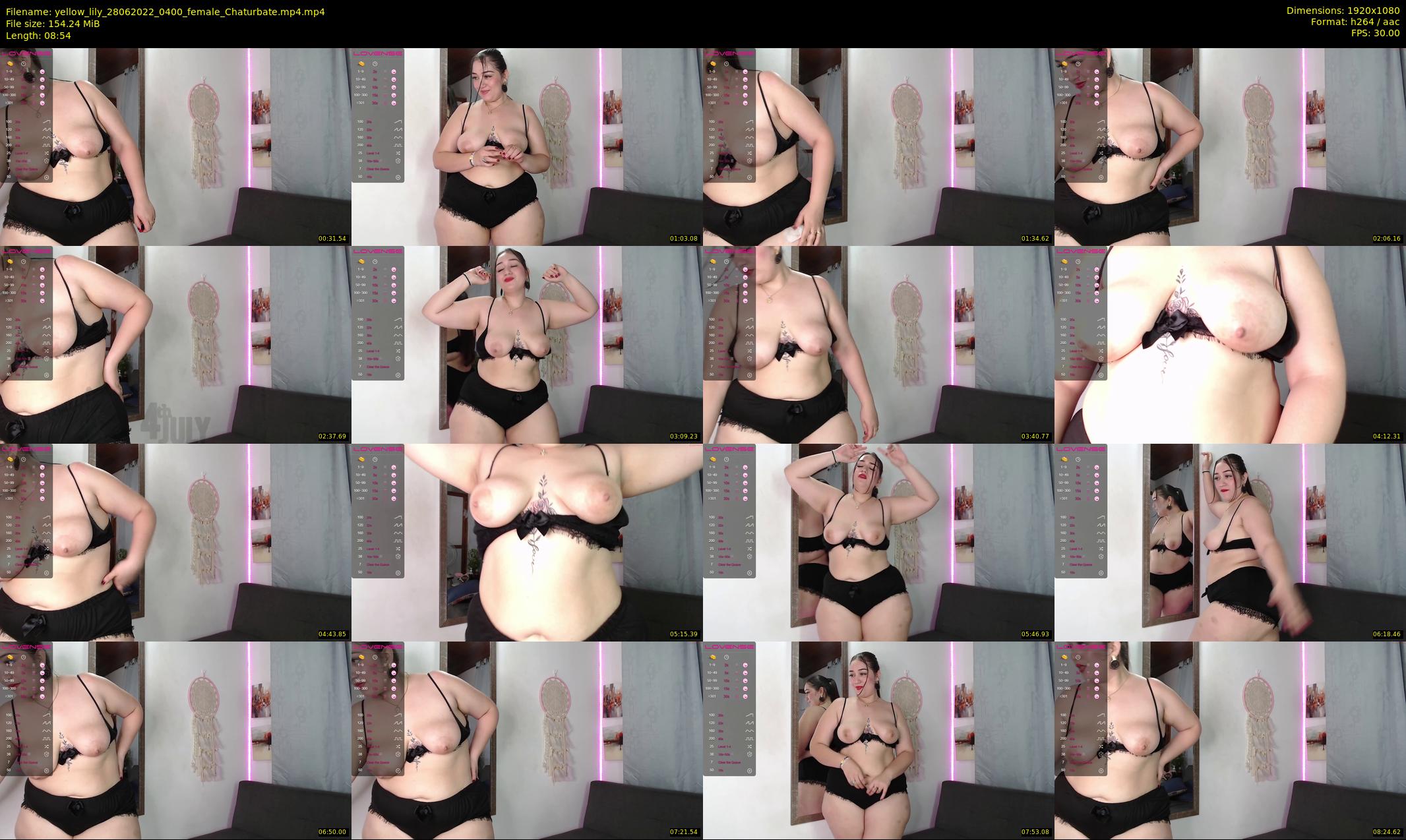 yellow_lily — 9 minute Chaturbate female cam show recording, 1080p, Jun 28, 2022