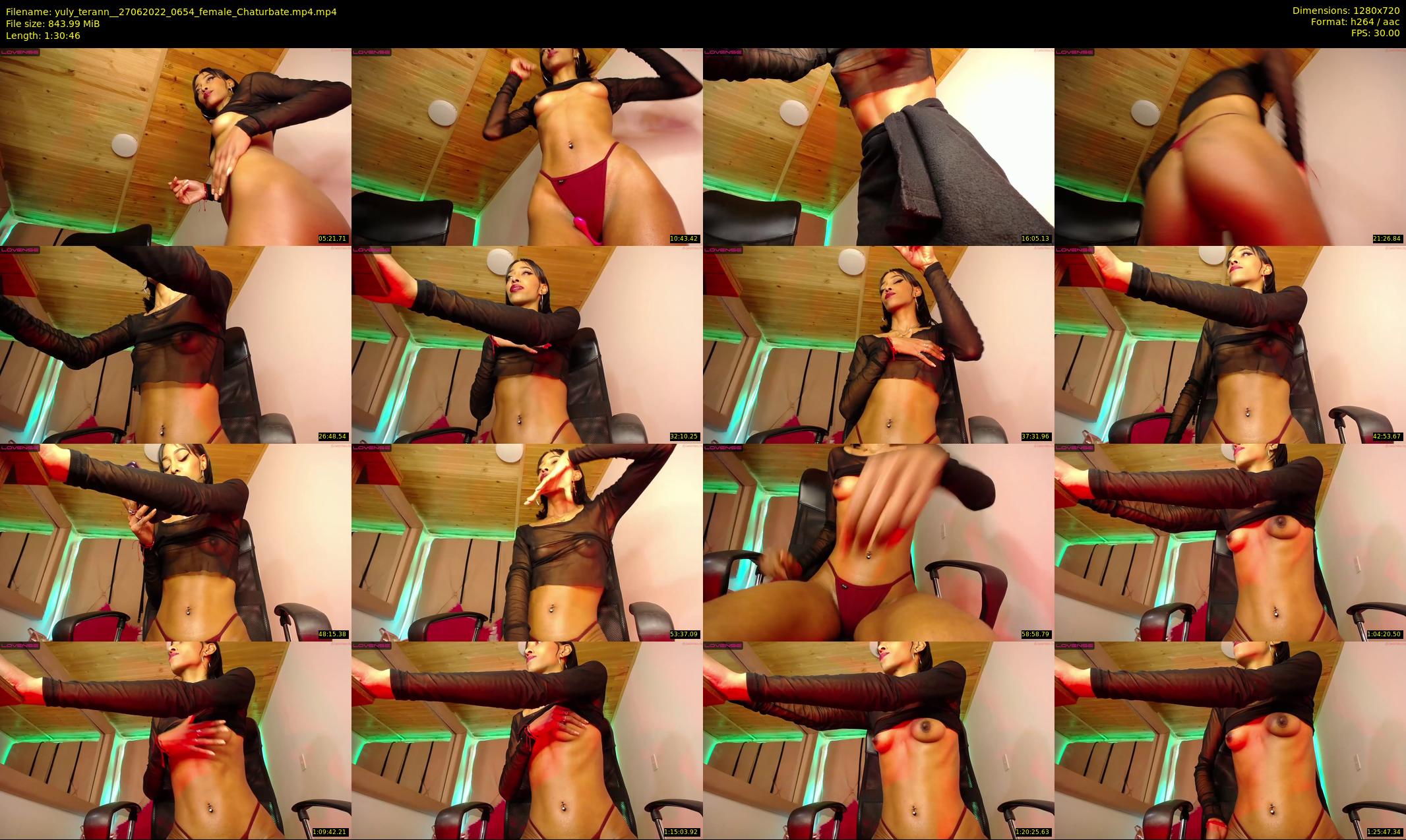 yuly_terann_ — 91 minute Chaturbate female cam show recording, 720p, Jun 27, 2022