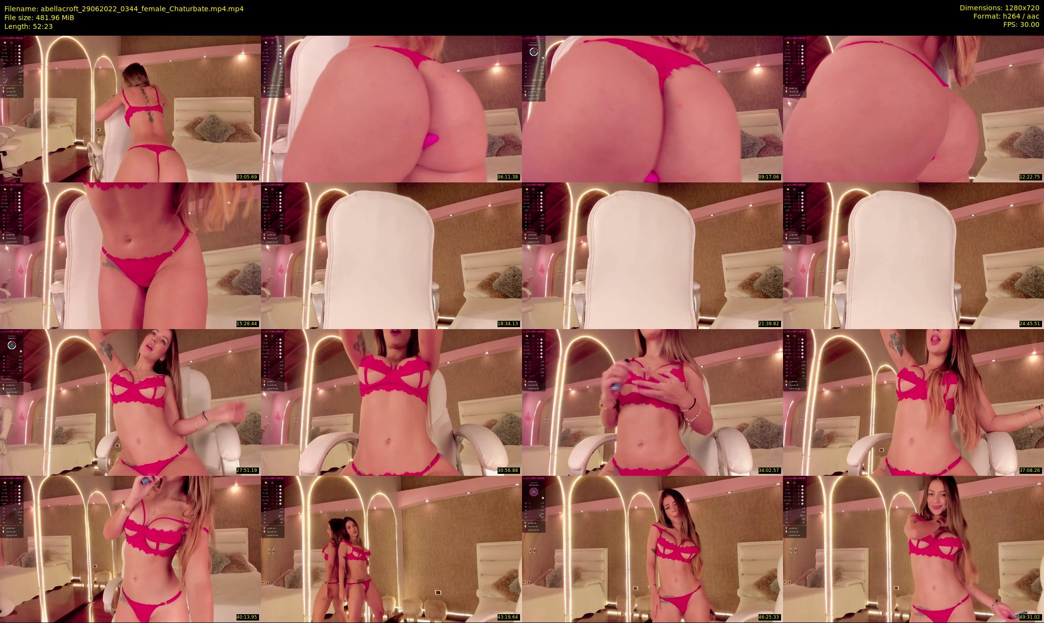 abellacroft — 53 minute Chaturbate female cam show recording, 720p, Jun 29, 2022