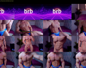 adam_muscle_ — 54 minute Chaturbate male cam show recording, 1080p, Jun 28, 2022