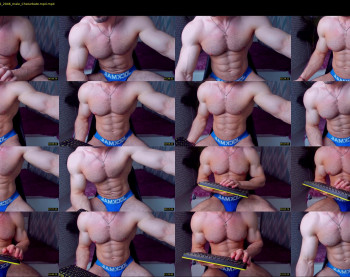 adam_muscle_ — 15 minute Chaturbate male cam show recording, 1080p, Jun 28, 2022
