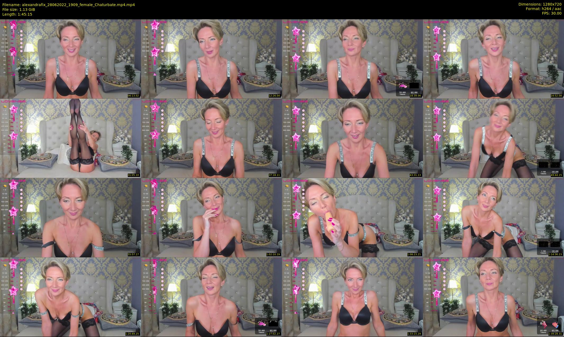 alexandrafix — 106 minute Chaturbate female cam show recording, 720p, Jun 28, 2022