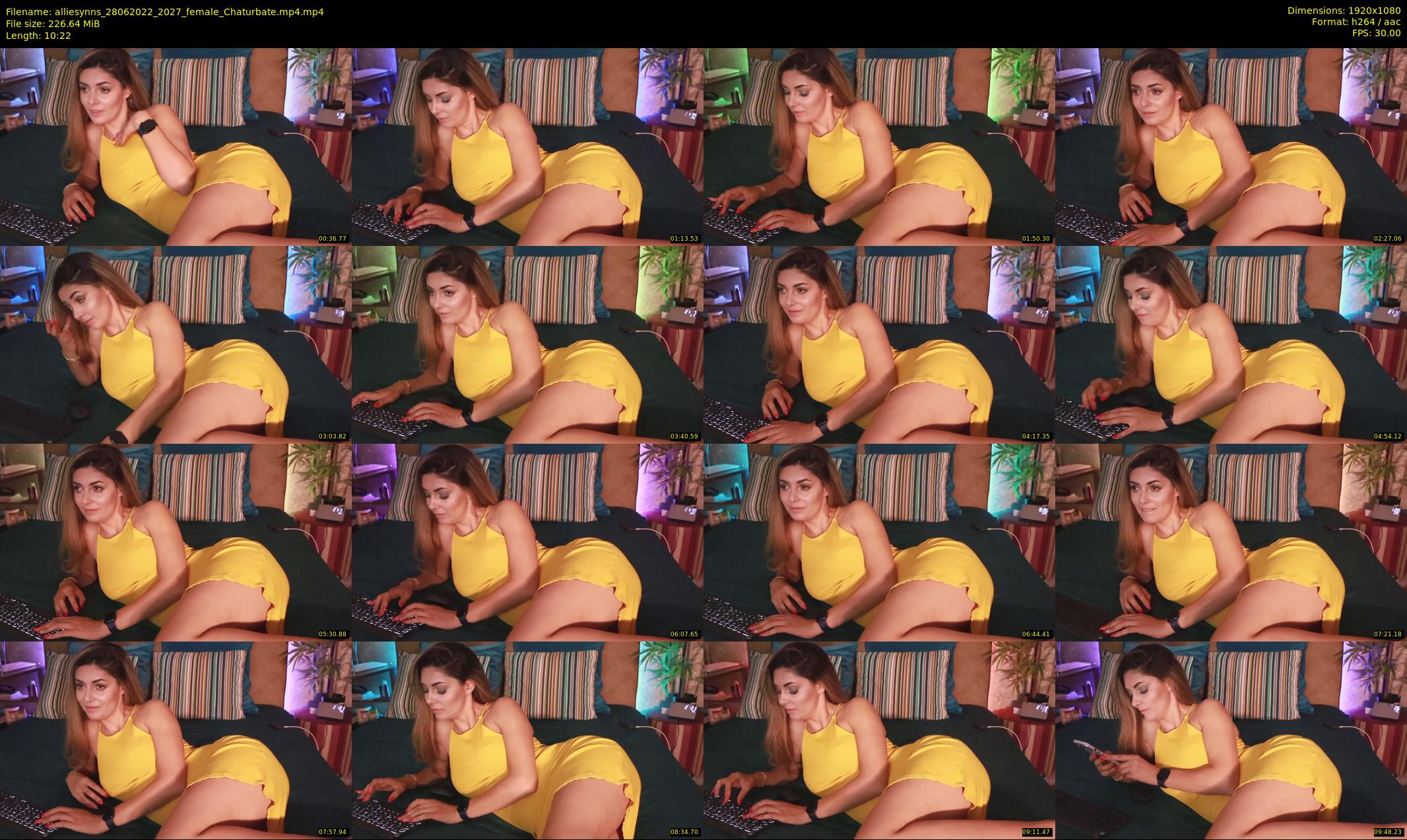 alliesynns — 11 minute Chaturbate female cam show recording, 1080p, Jun 28, 2022