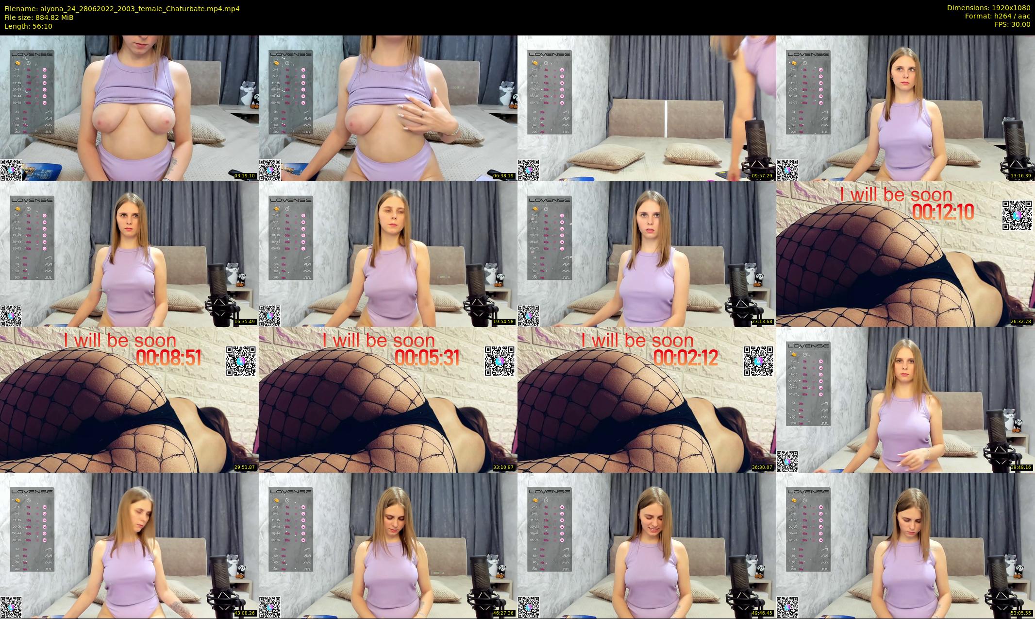alyona_24 — 57 minute Chaturbate female cam show recording, 1080p, Jun 28, 2022