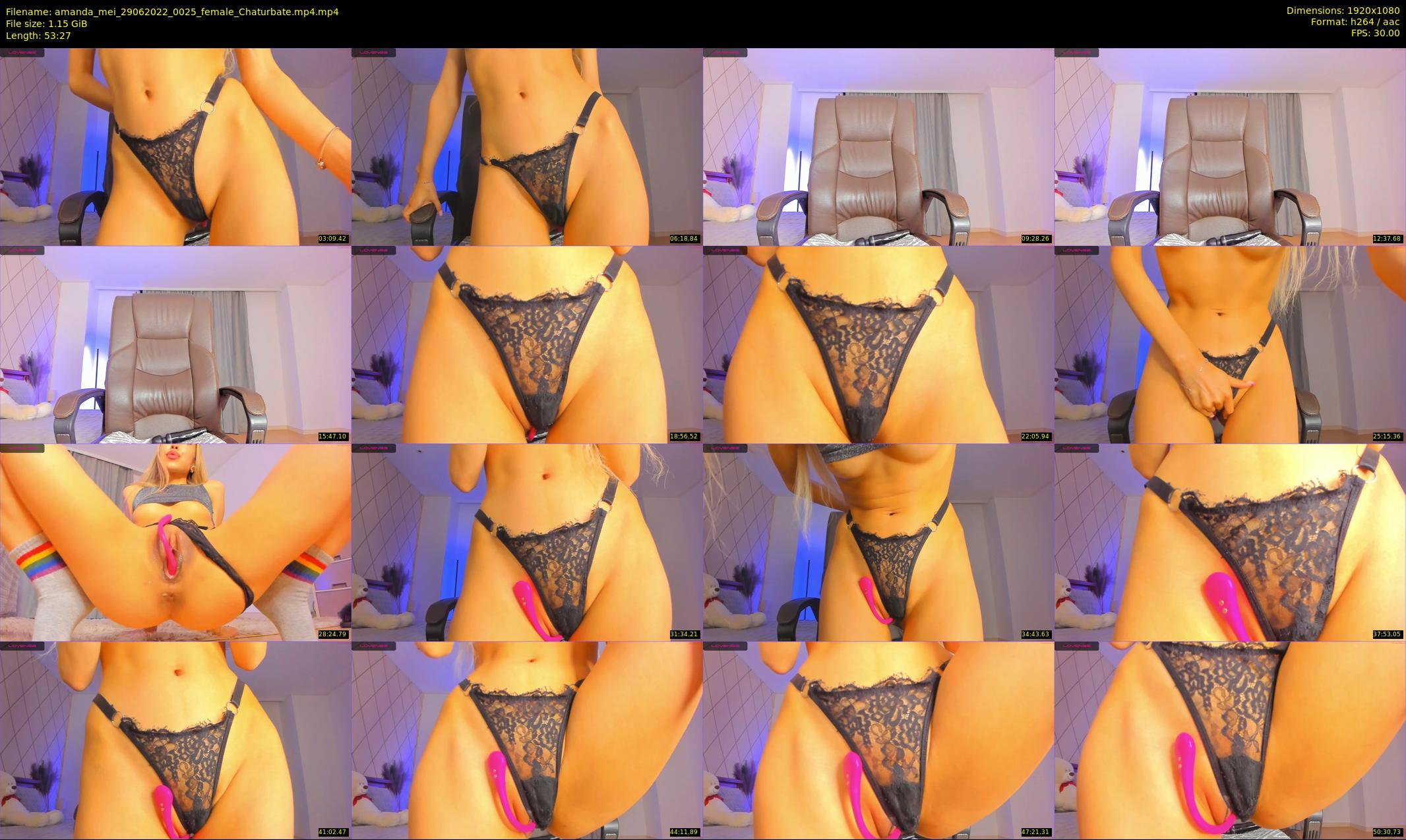 amanda_mei — 54 minute Chaturbate female cam show recording, 1080p, Jun 29, 2022