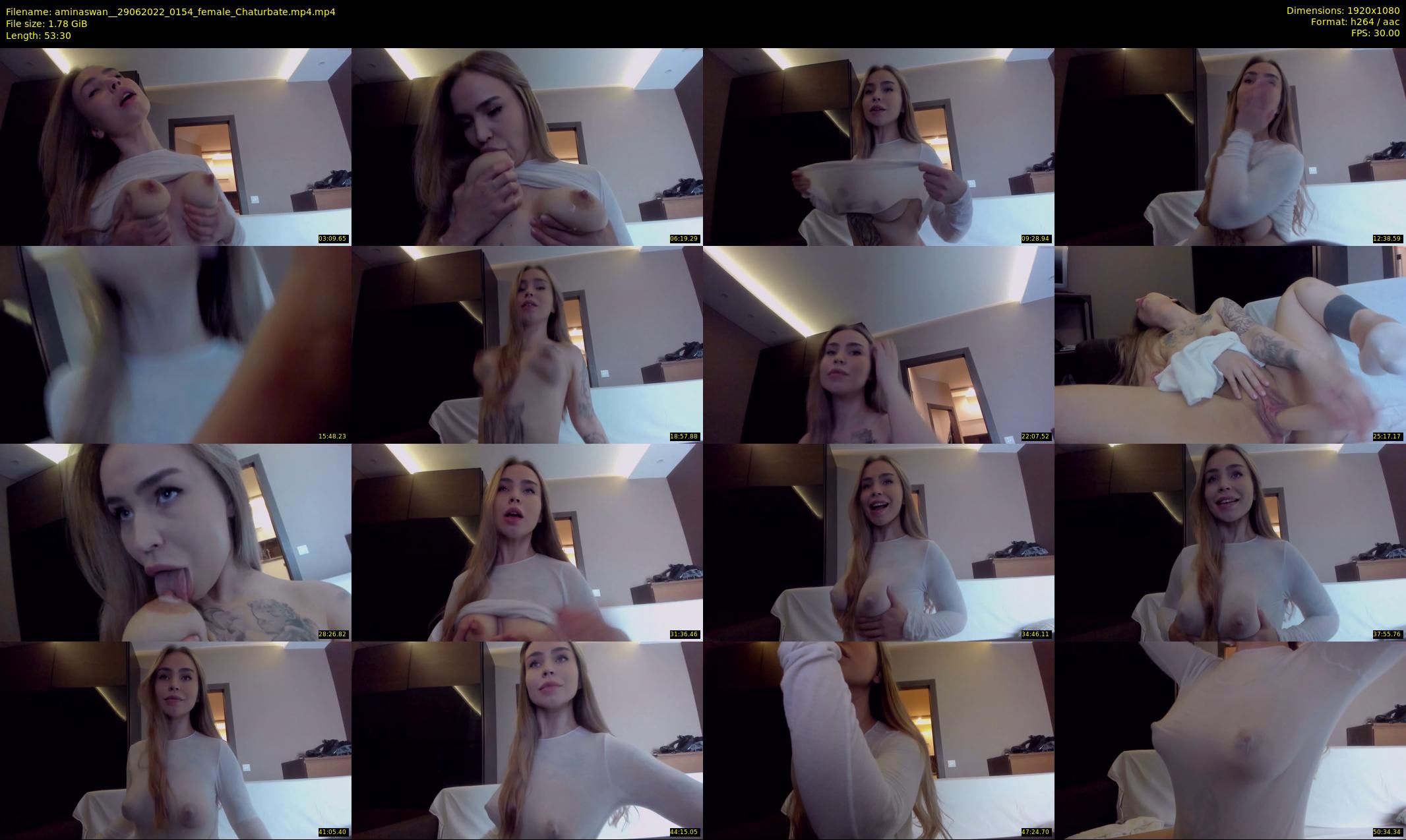 aminaswan_ — 54 minute Chaturbate female cam show recording, 1080p, Jun 29, 2022