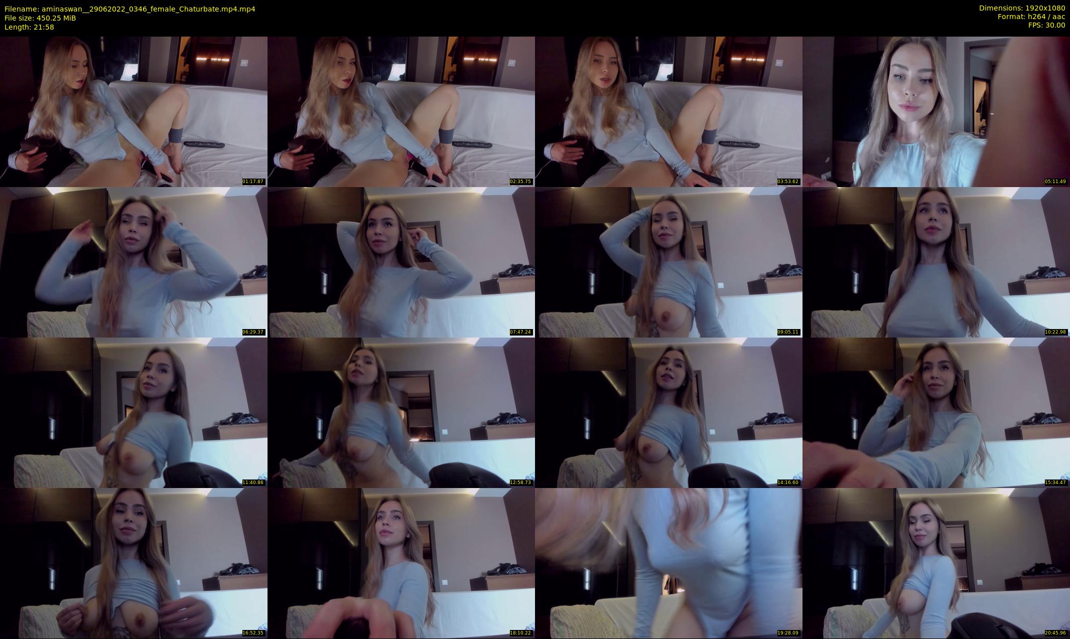 aminaswan_ — 22 minute Chaturbate female cam show recording, 1080p, Jun 29, 2022