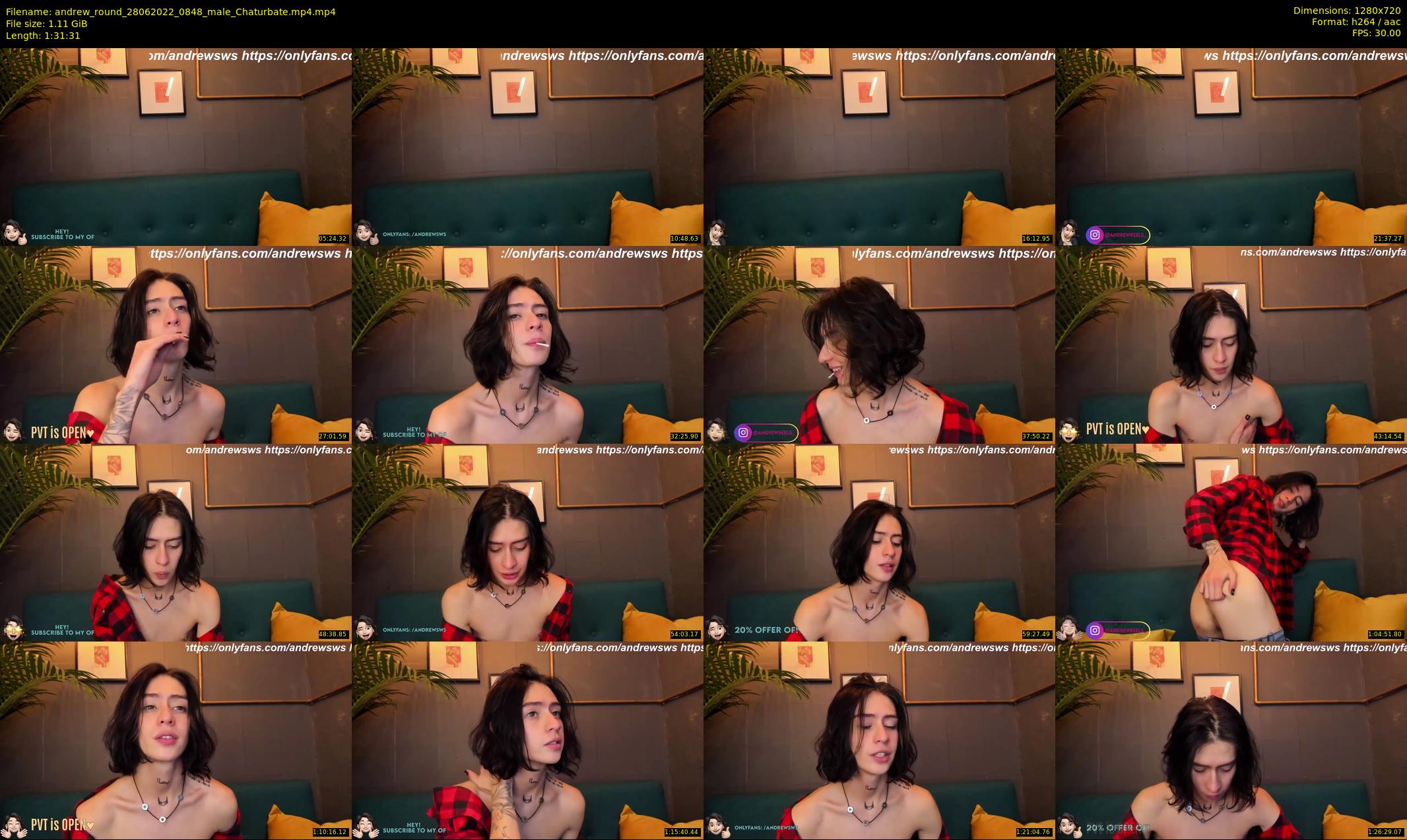 andrew_round — 92 minute Chaturbate male cam show recording, 720p, Jun 28, 2022